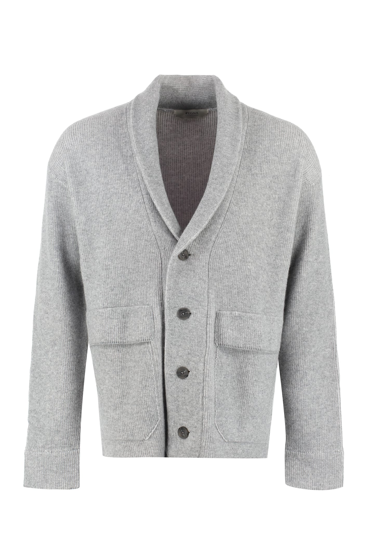 Z Zegna Wool And Cashmere Cardigan
