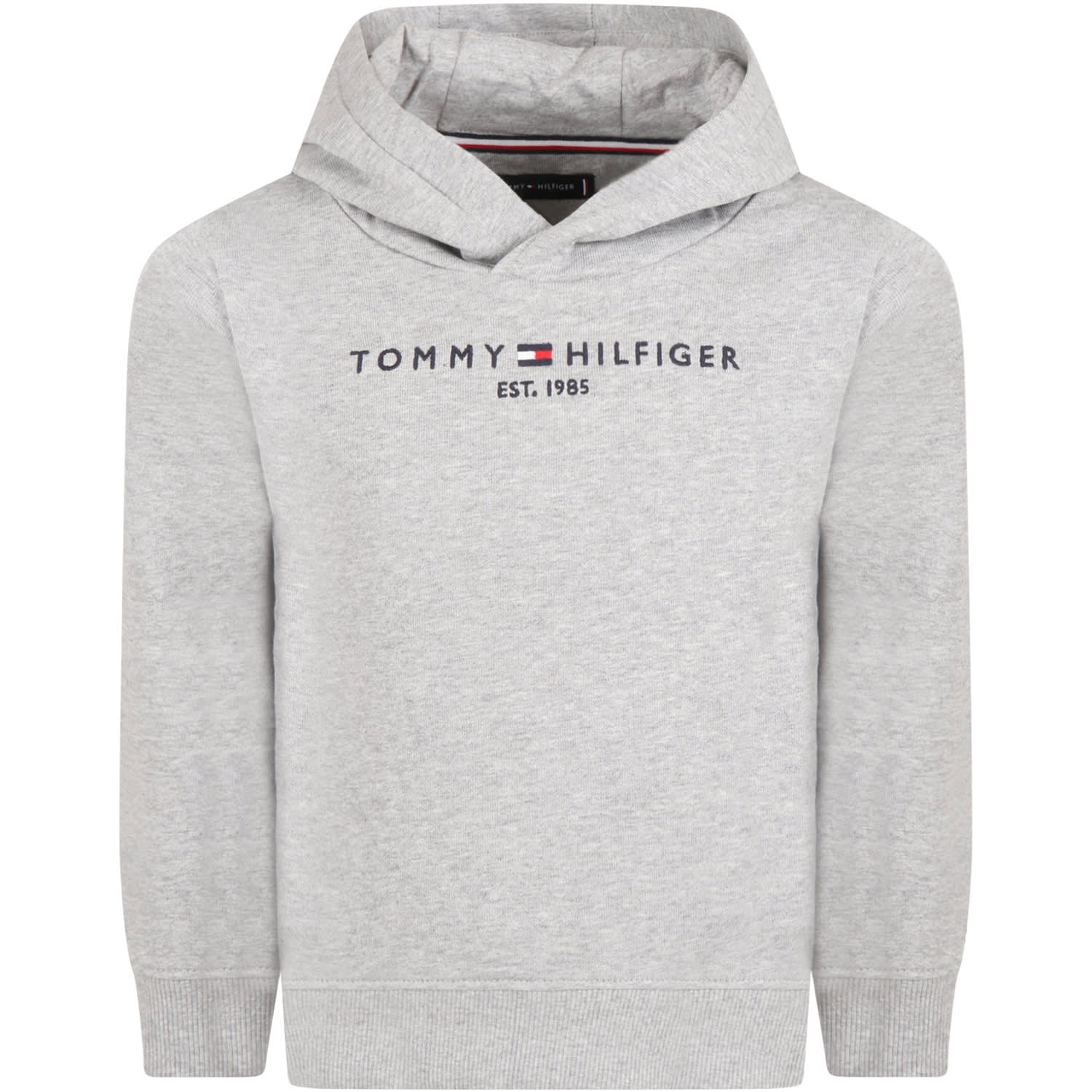 Tommy Hilfiger Gray Sweatshirt For Boy With Logo
