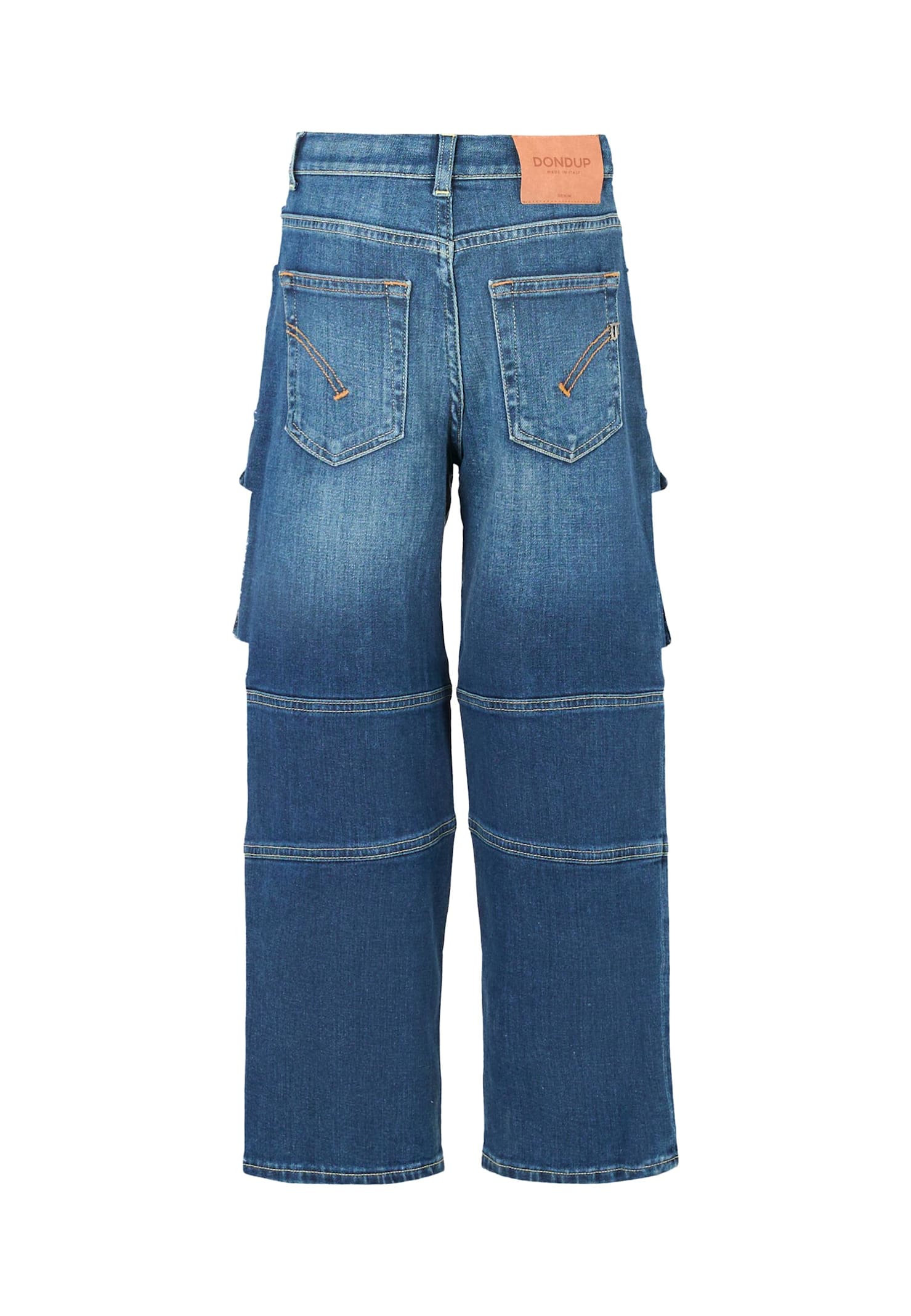 Dondup Cargo-pocket Jeans In Blue