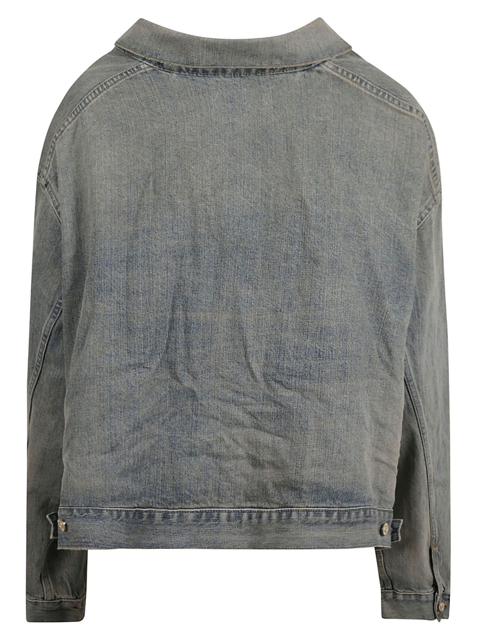 BALENCIAGA DENIM BUTTONED JACKET 