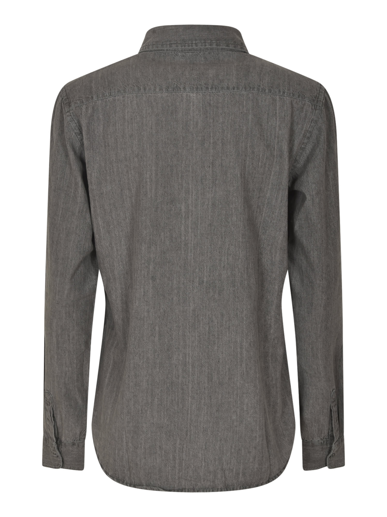 ASPESI ROUND HEM REGULAR FORMAL SHIRT