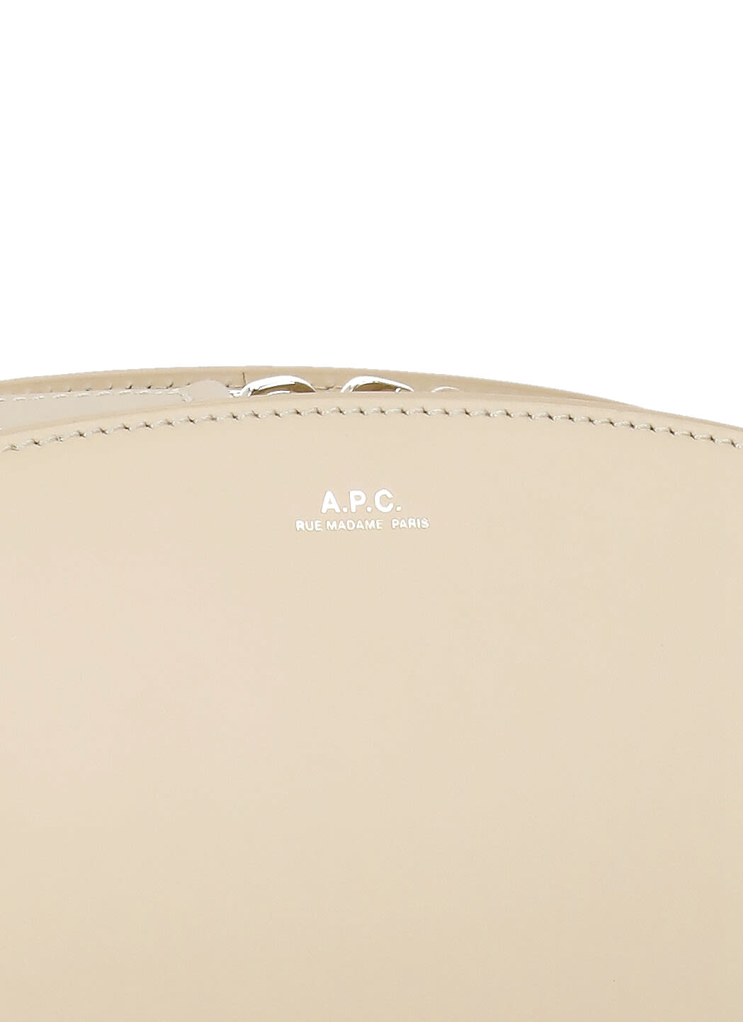 Apc A. P.c. Sac Demi-lune Shoulder Bag Bap Sahara In Beige