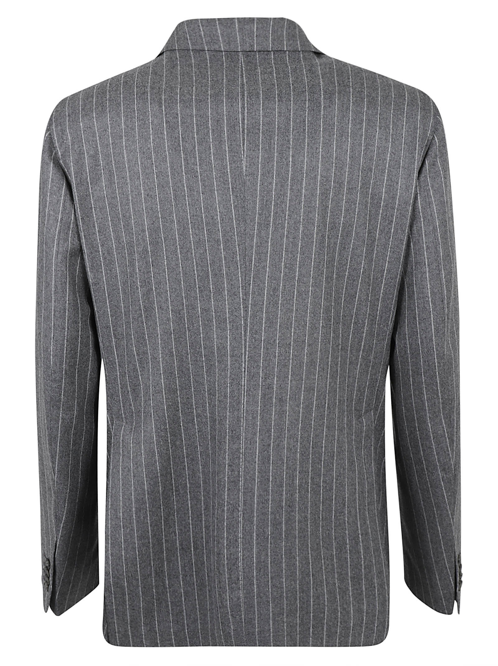 Shop Tagliatore Pinstripe Suit In Grey