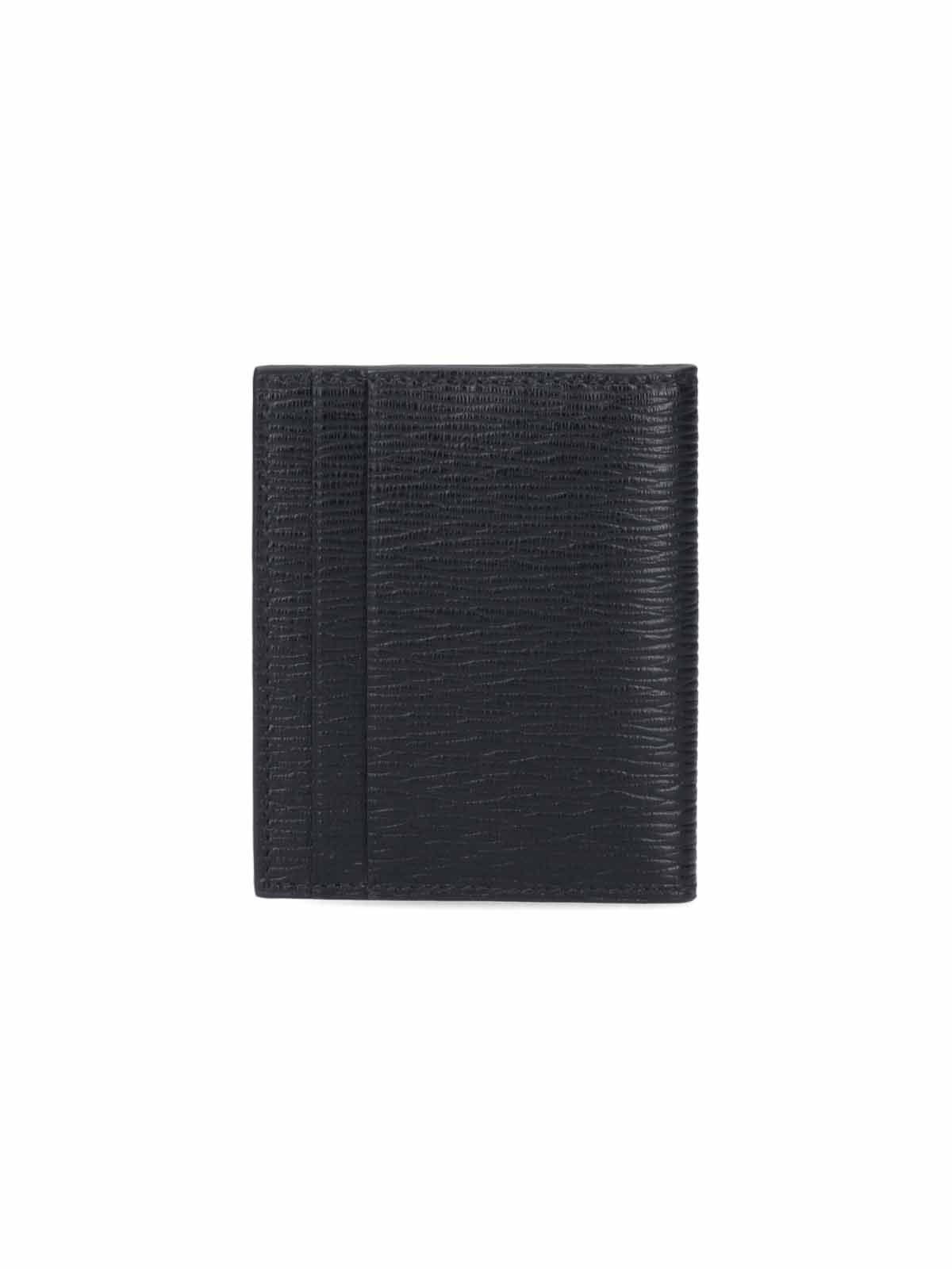Shop Ferragamo Salvatore  - Gancini Bi-fold Card Holder In Black