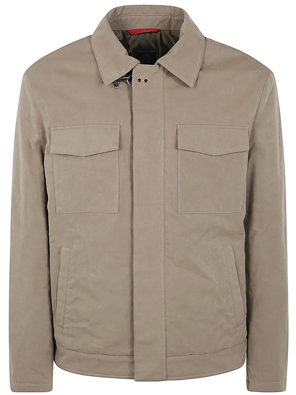 Shop Fay Truck Jacket In Mud