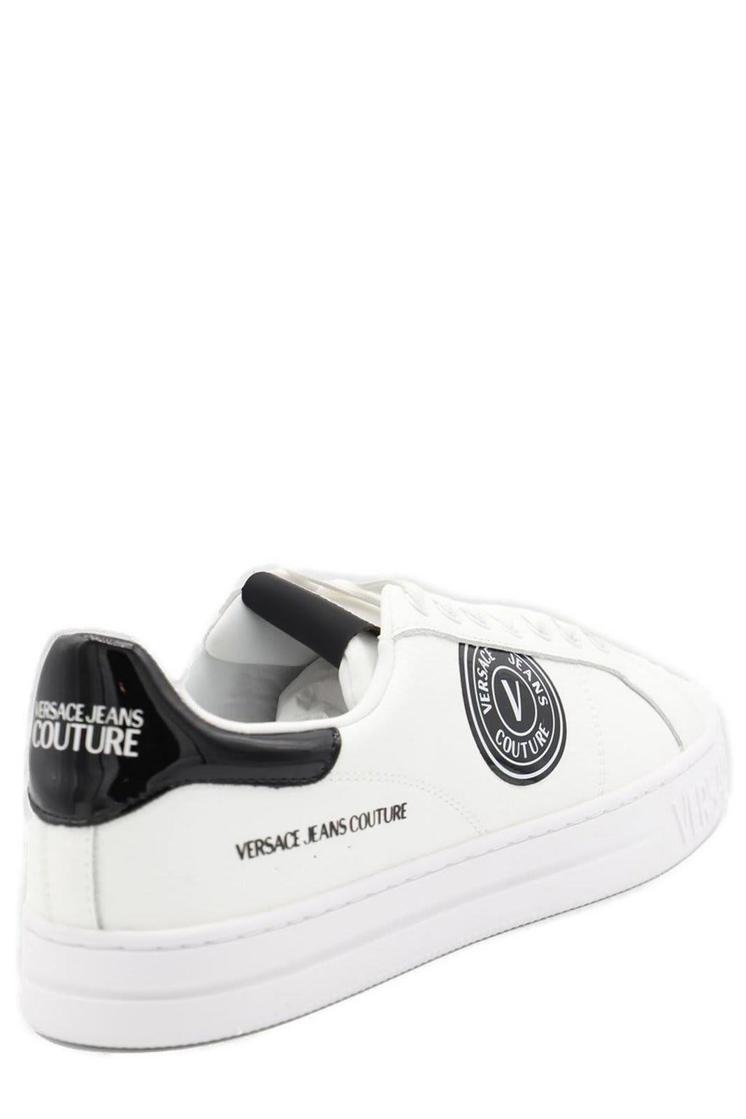 Shop Versace Jeans Couture Mens Sneakers In White