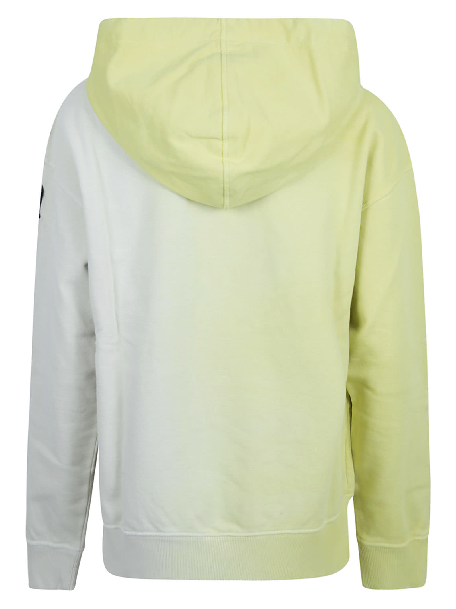Parajumpers Drawstring Hoodie In Highlighter Yellow/birch