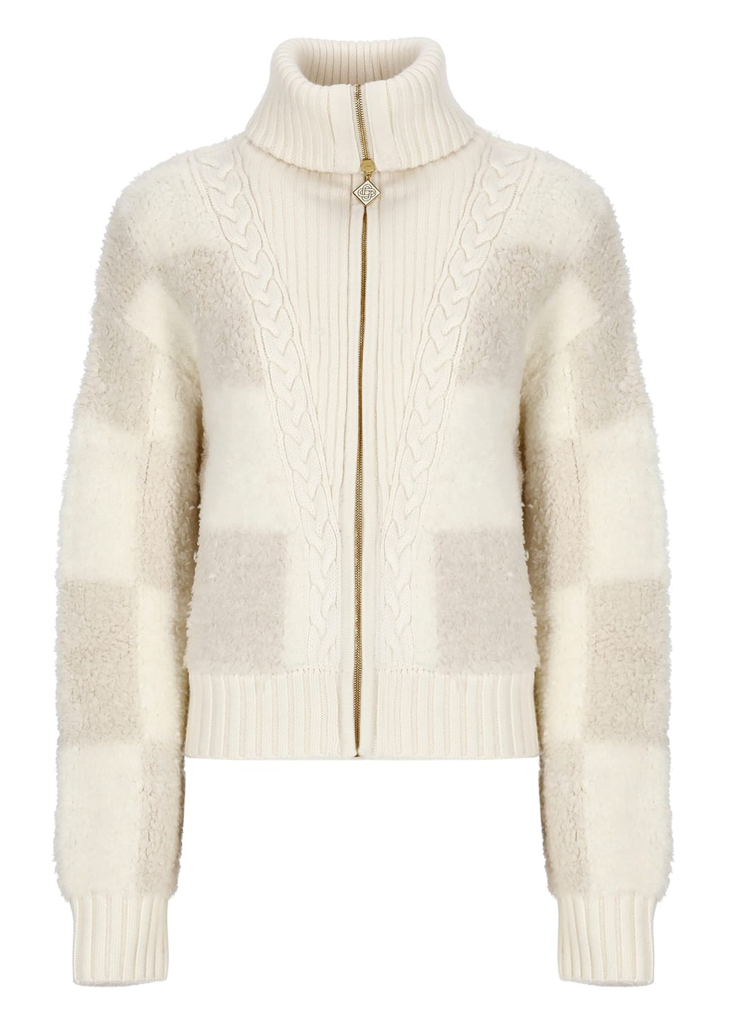 Casablanca Ivory Wool Blend Sweater