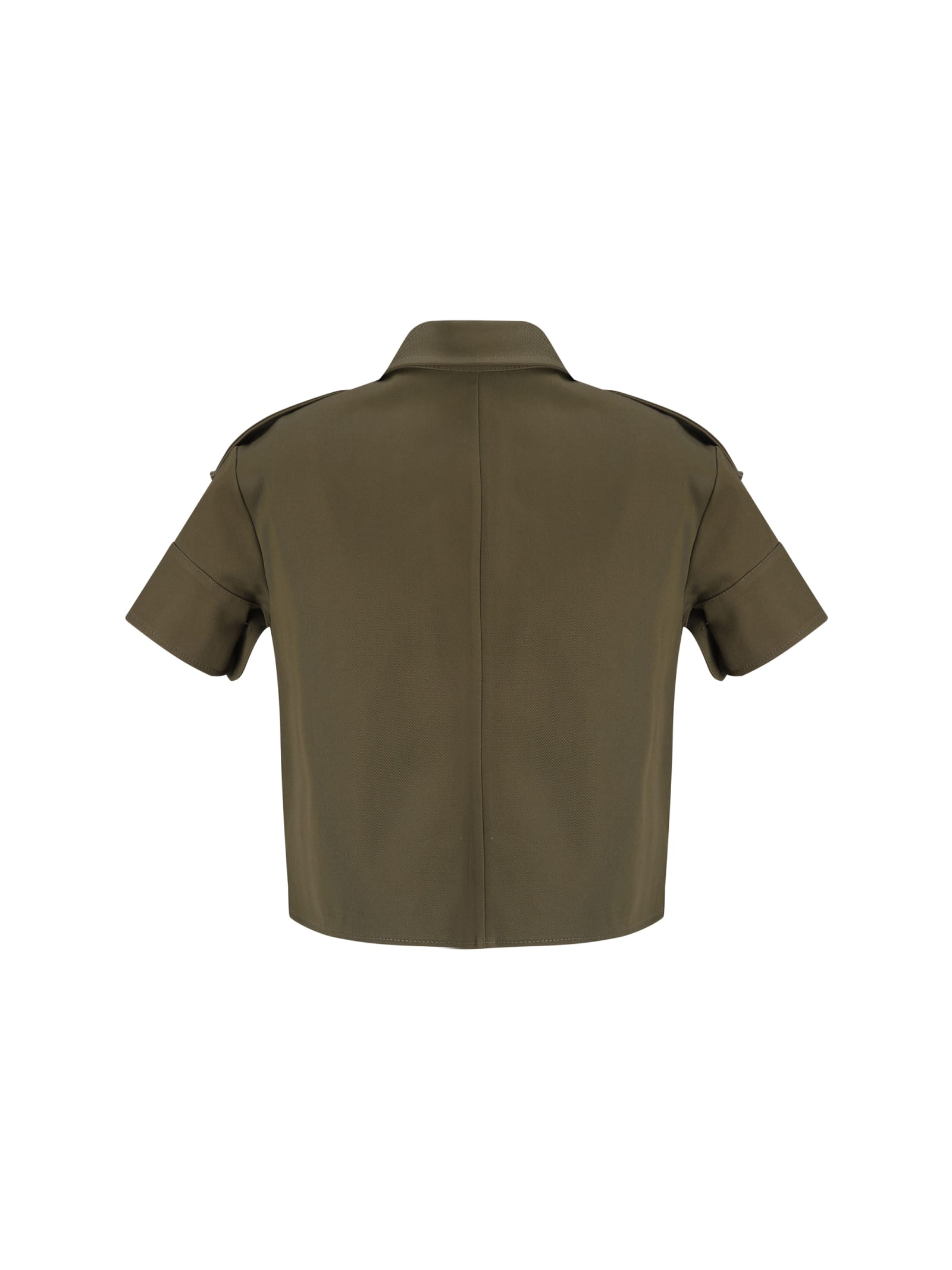 Shop Alexander Mcqueen Shirt In Military Green