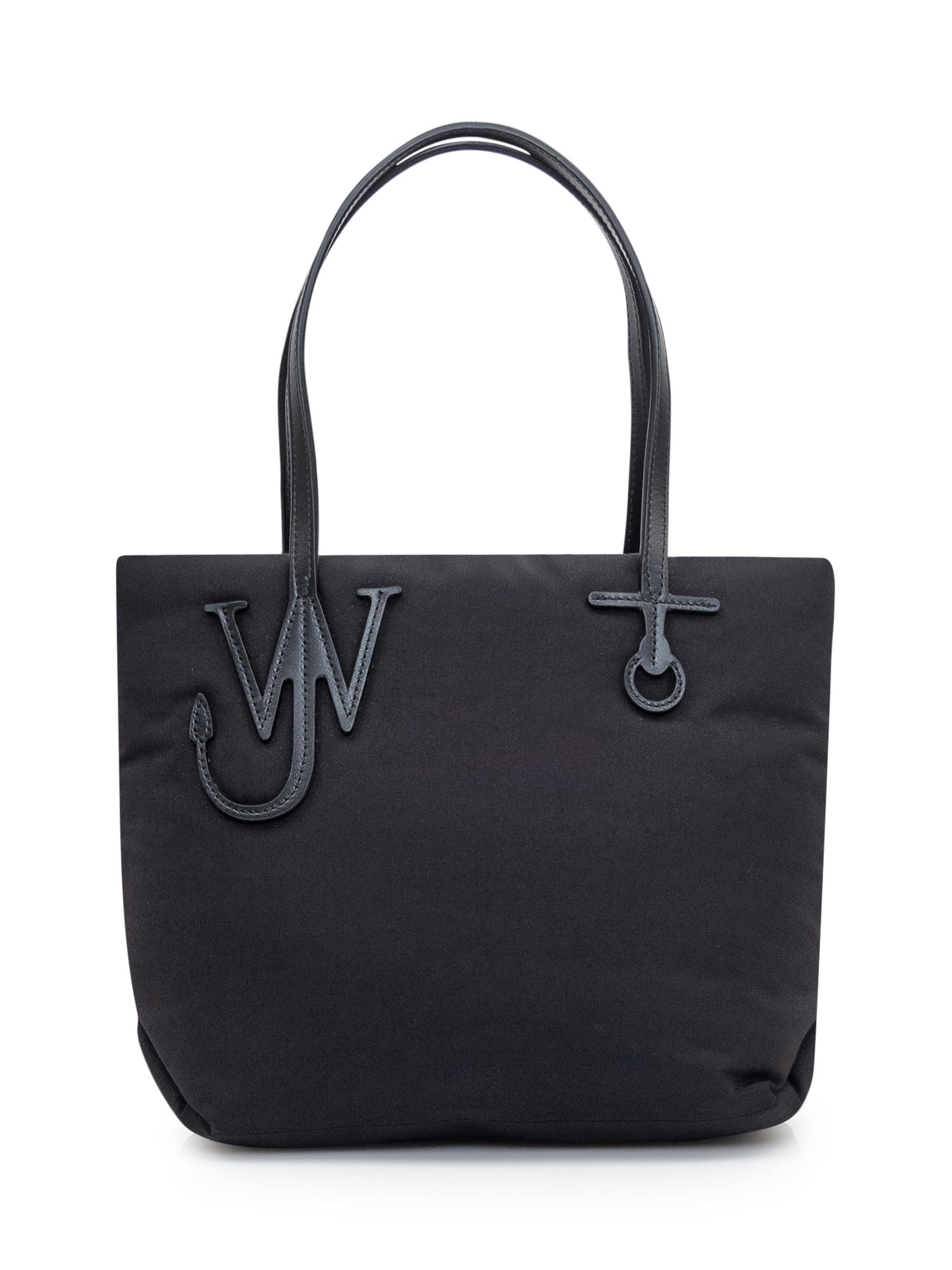 Shop Jw Anderson Small Puffy Anchor Bag In Black