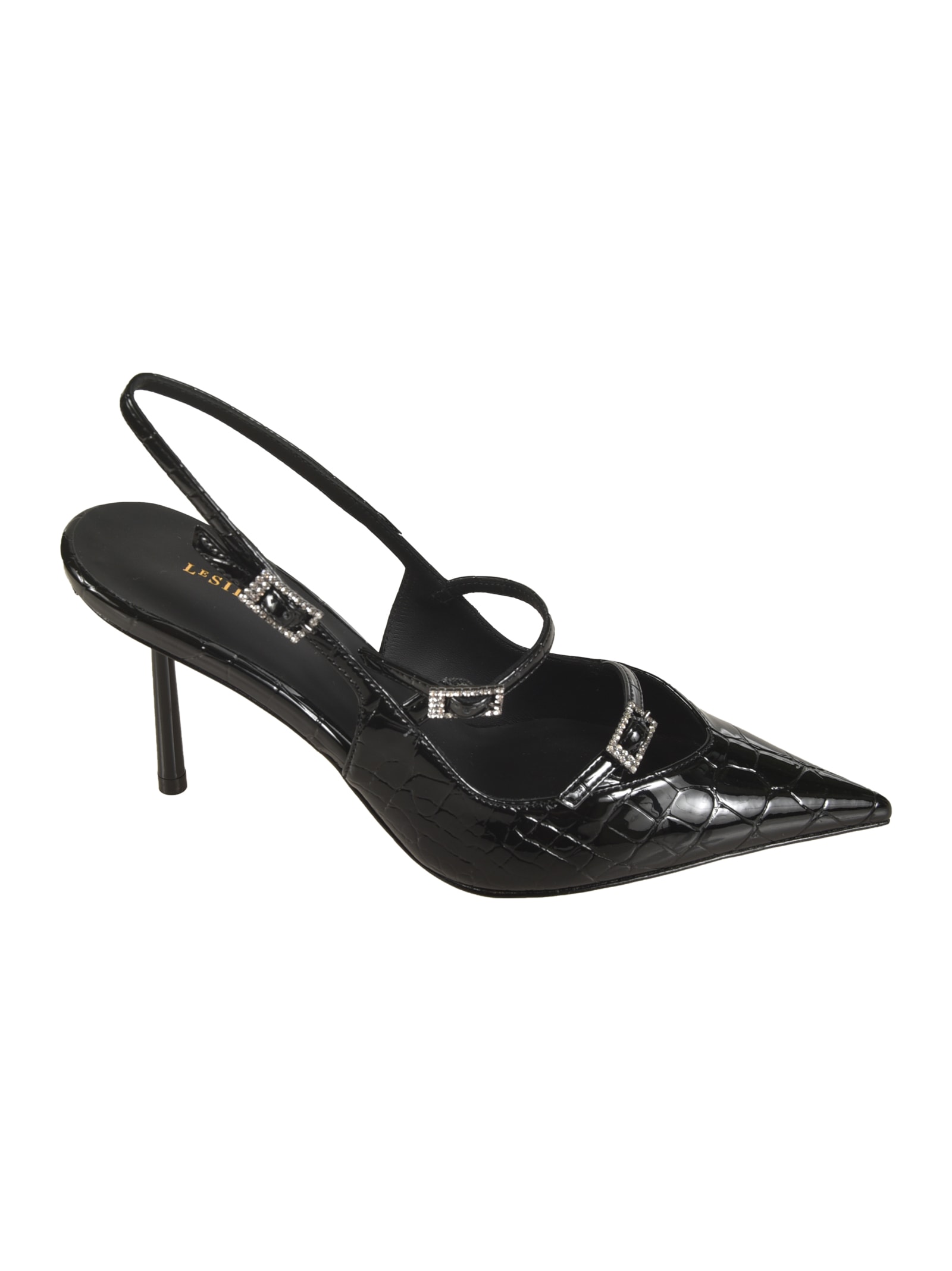 Shop Le Silla Chanel Morgana Pumps In Black