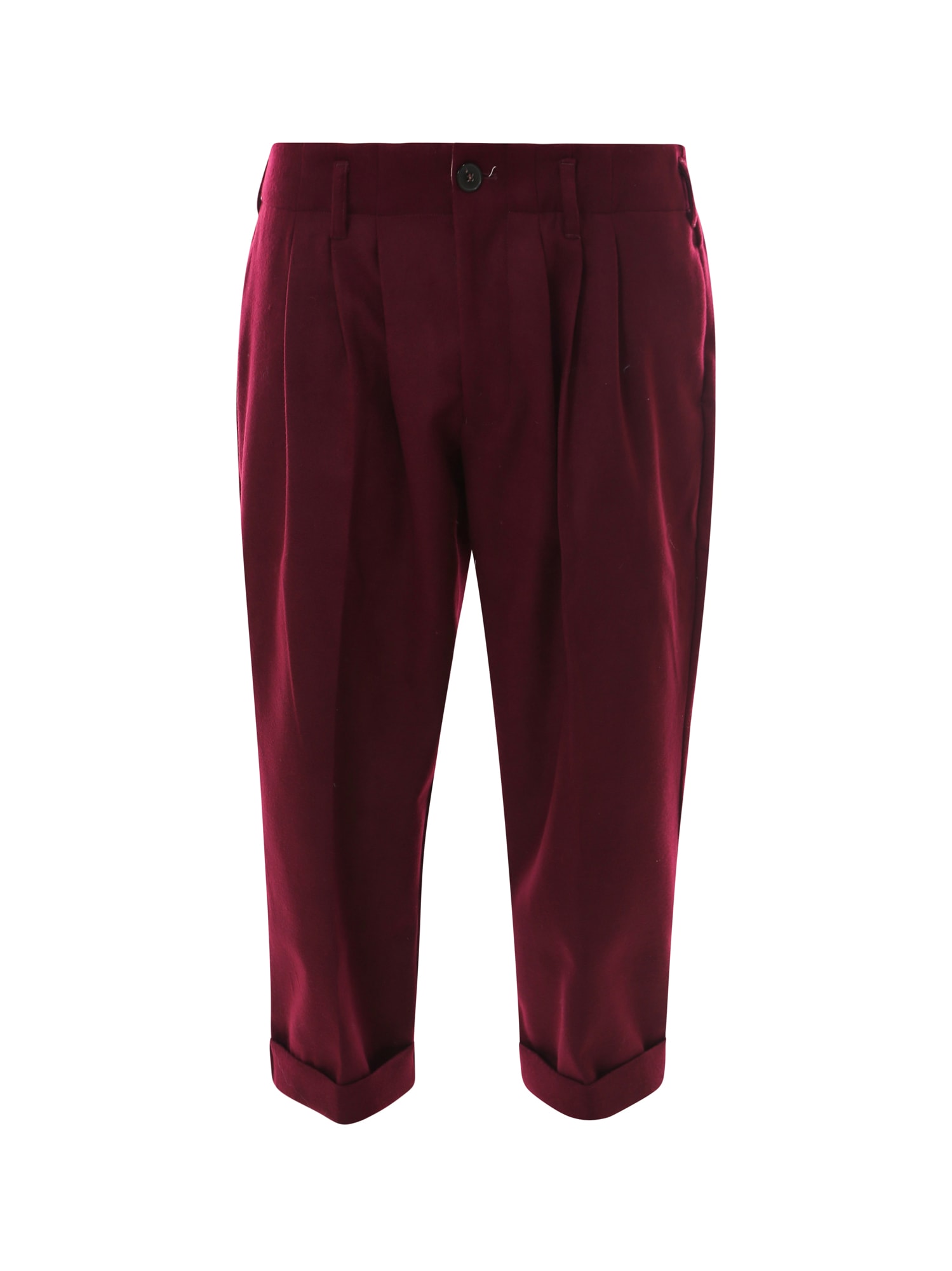 THE SILTED COMPANY TROUSER,OSSTBY BURGUNDY