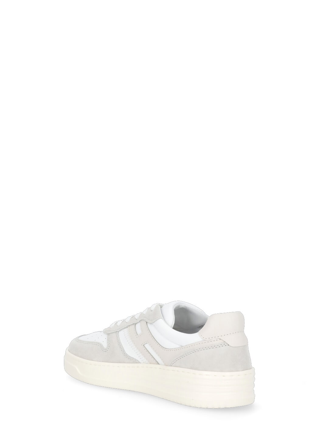 Hogan H630 Leather And Suede Sneakers In Beige