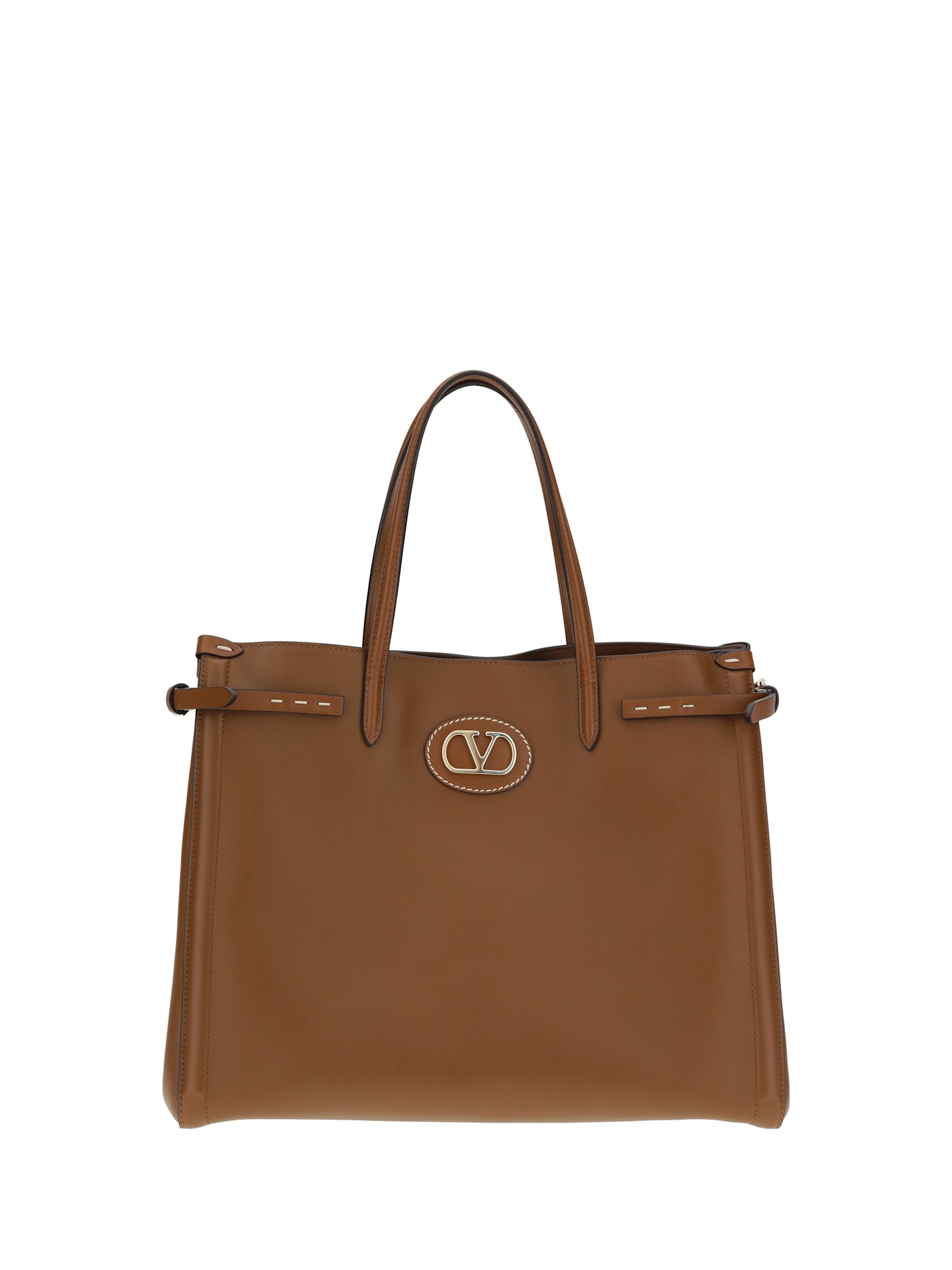 トートバッグ VALENTINO GARAVANI TOBACCO LEATHER SMALL ANTIBES TOTE BAG VALENTINO GARAVANI Antibes small leather tote | NET-A-PORTER