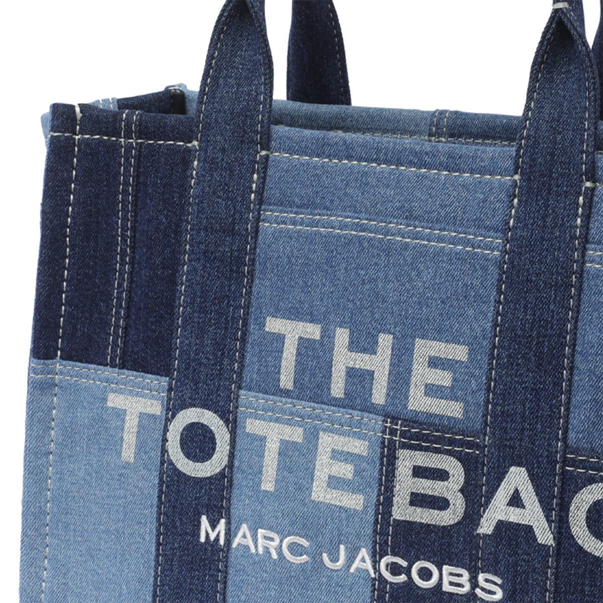 Shop Marc Jacobs The Medium Tote Bag In Denim