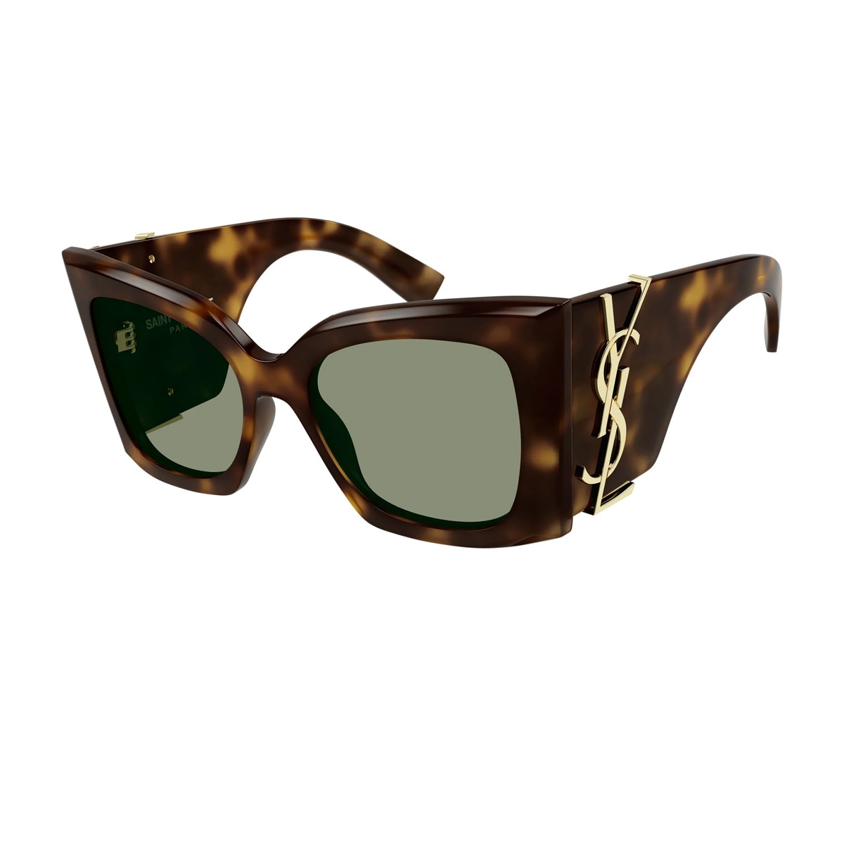 Saint Laurent Sl M119 Oversized Cat-eye Sunglasses In Black