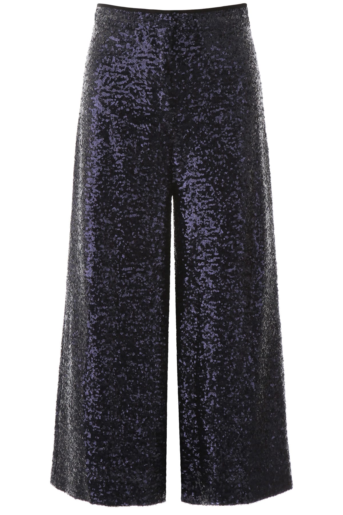 IN THE MOOD FOR LOVE SEQUINED CULOTTE TROUSERS,JENNA PANT BLUE