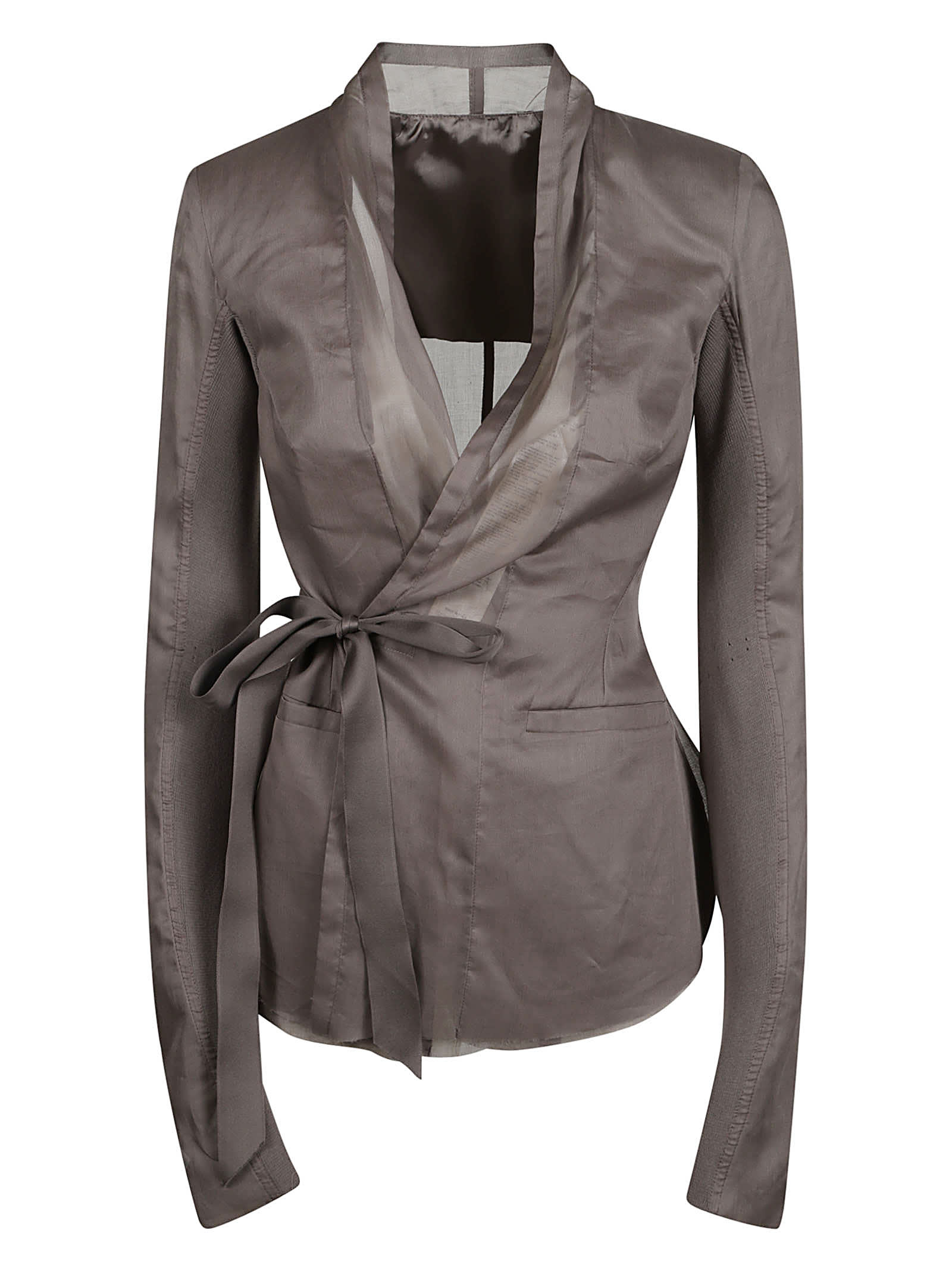 Shop Rick Owens Hollywood Blouse In Dust