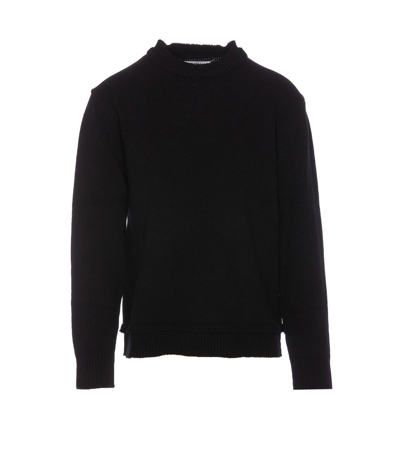 Elbow Patch Crewneck Sweater