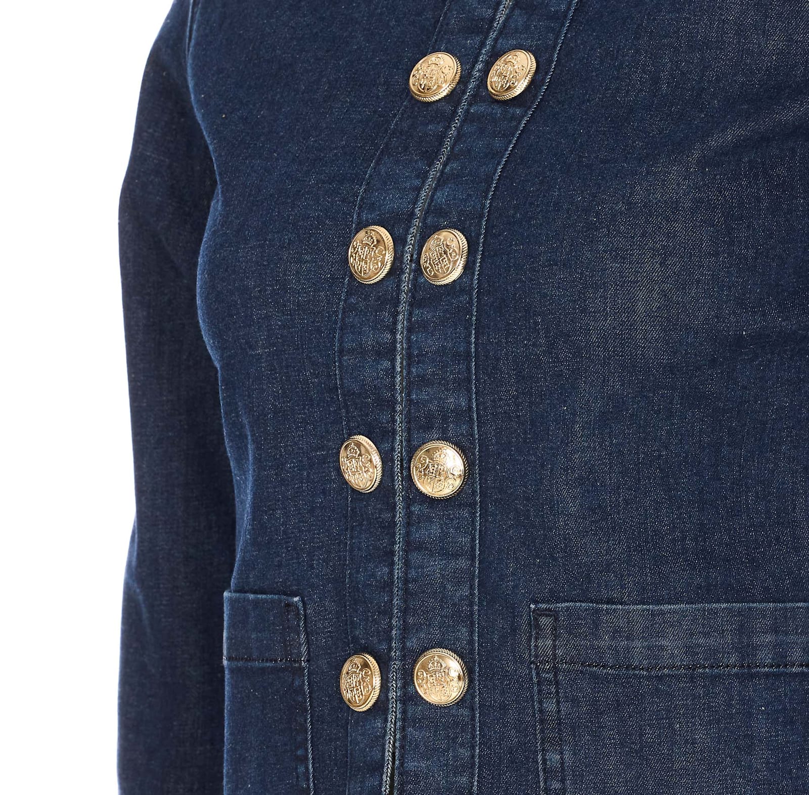 Liu •jo Liu Jo Jacket With Double Buttons In Blue