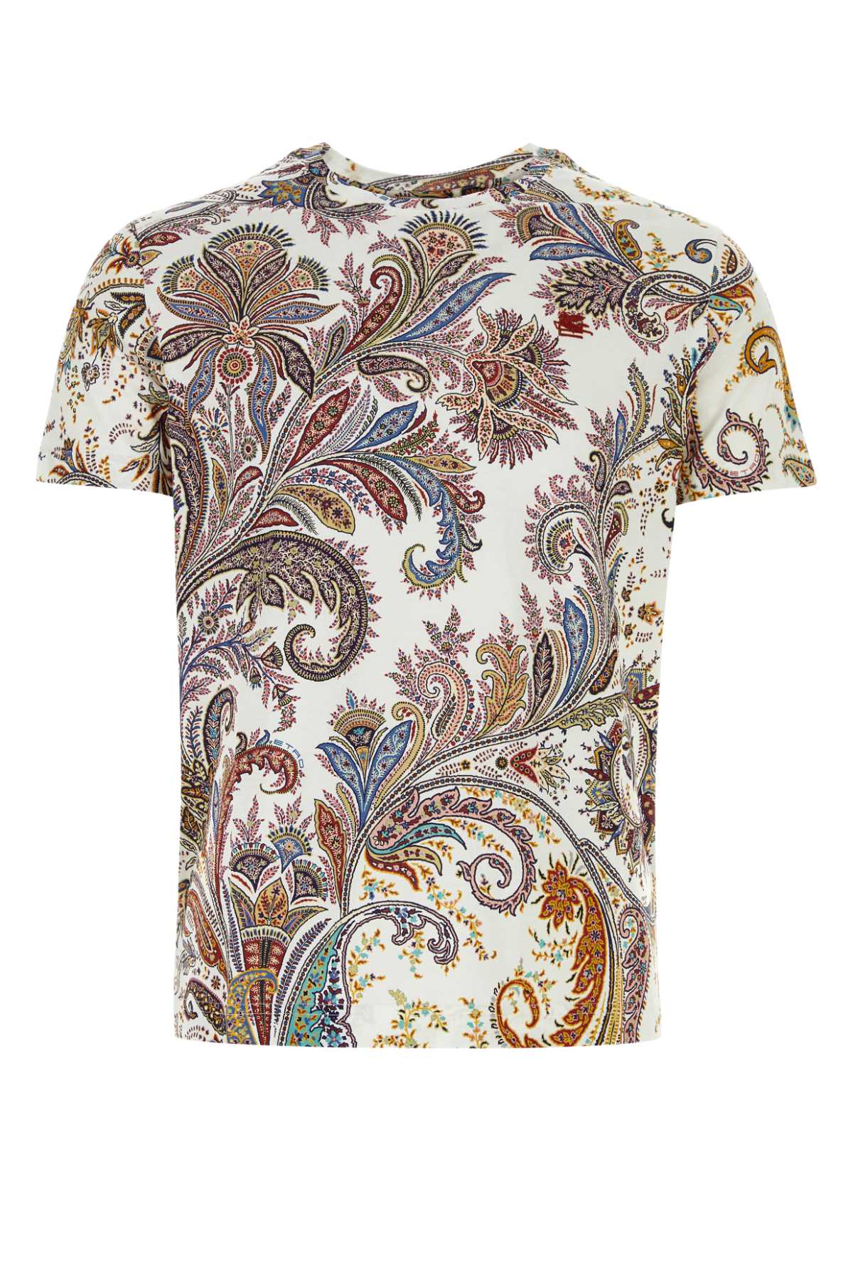 Shop Etro Printed Cotton T-shirt In X0800