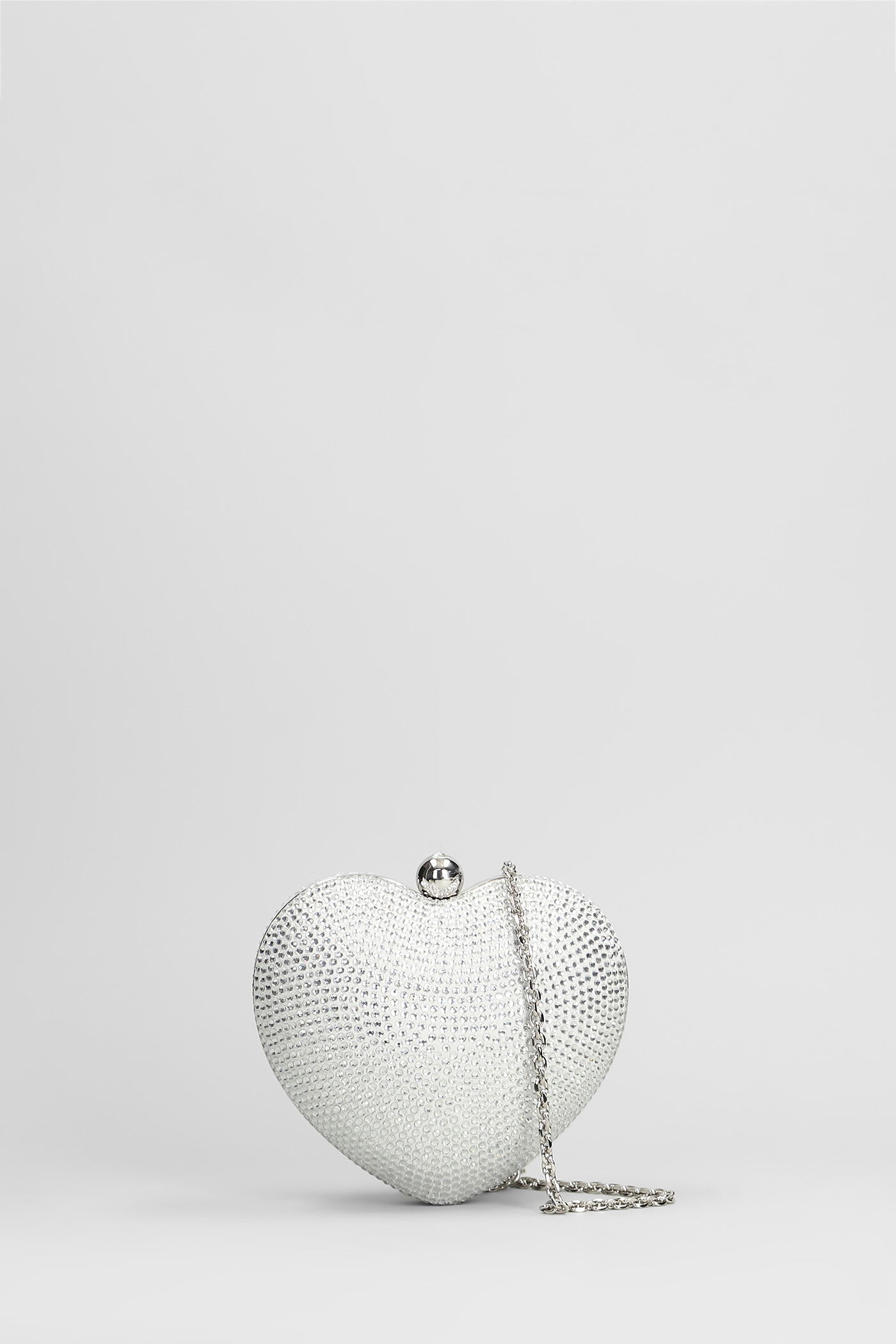 Clutch In White Leather
