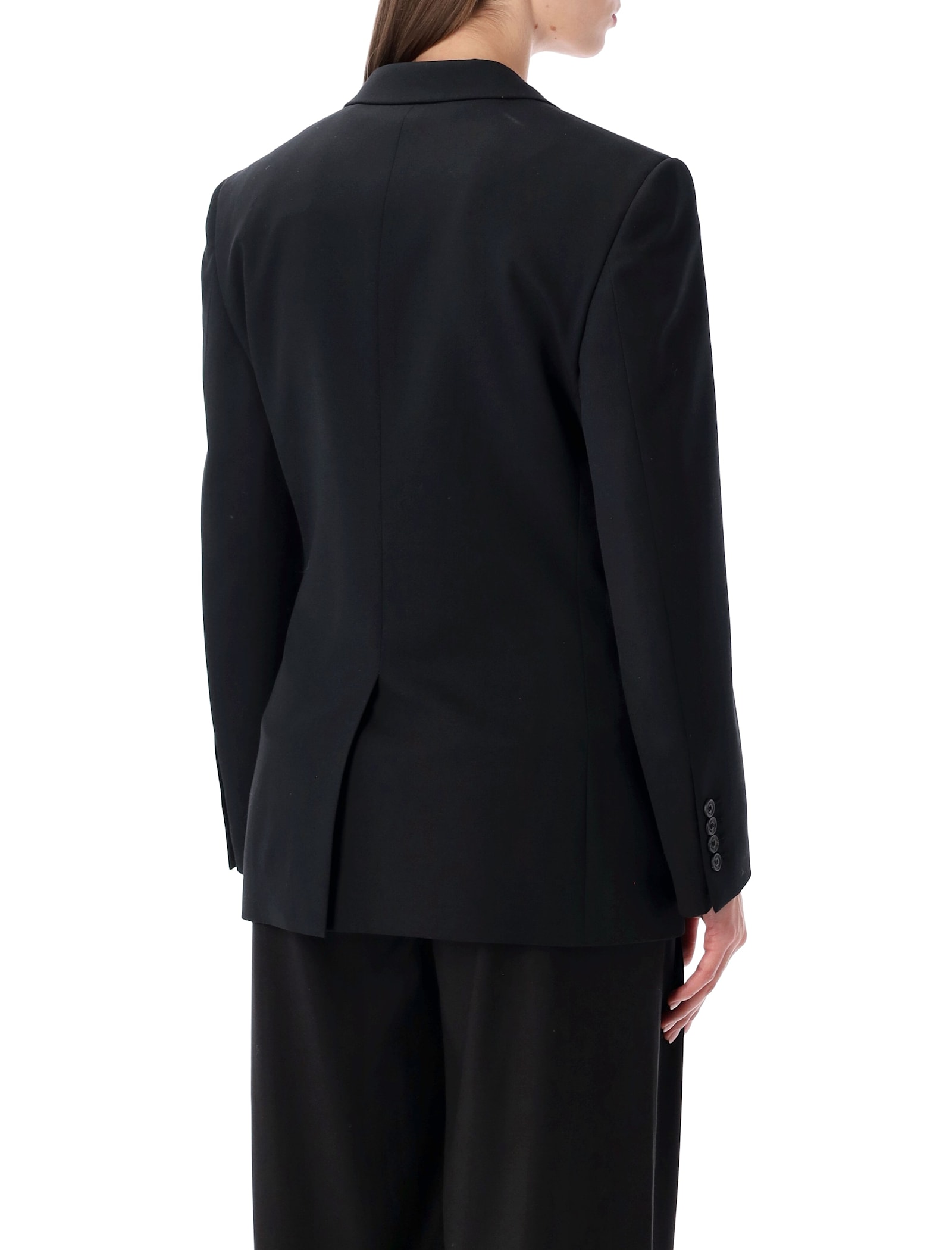 Balenciaga Standard Single-breasted Tailored Blazer In Black In Black