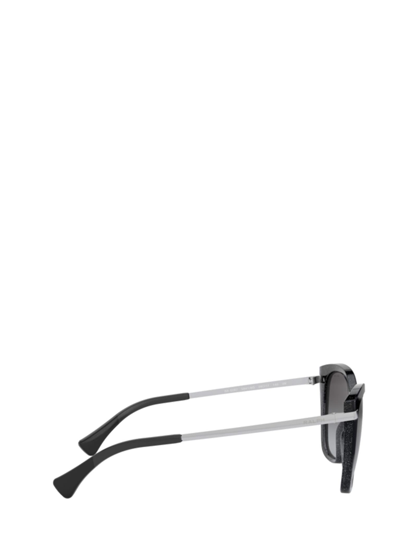 Shop Polo Ralph Lauren Ra5267 Black Glitter Sunglasses