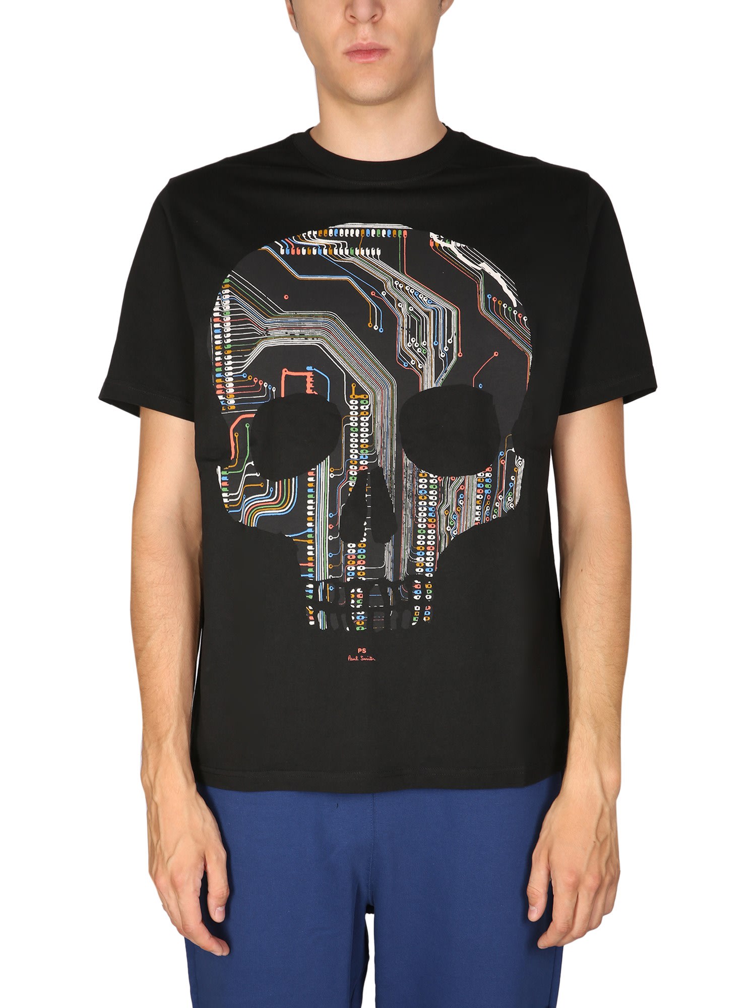 PS by Paul Smith Circuit Skull T-shirt