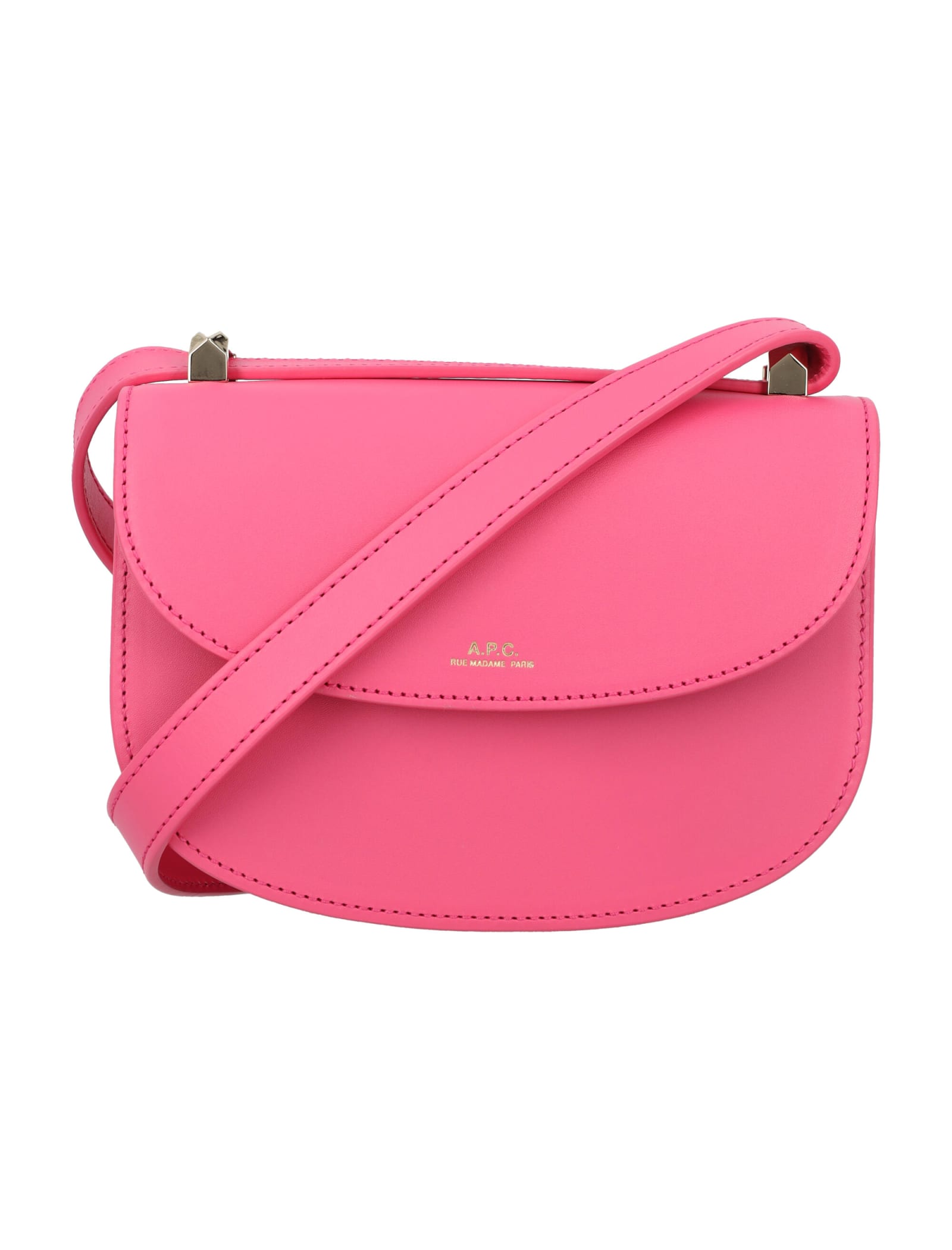 Shop Apc Geneve Mini Bag In Fucsia Rose