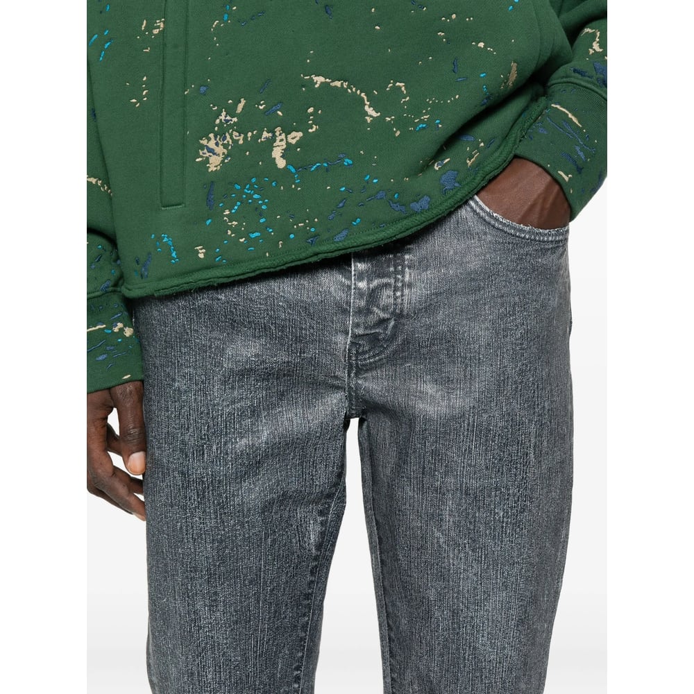 Purple Brand Acid-wash Jeans In Blue