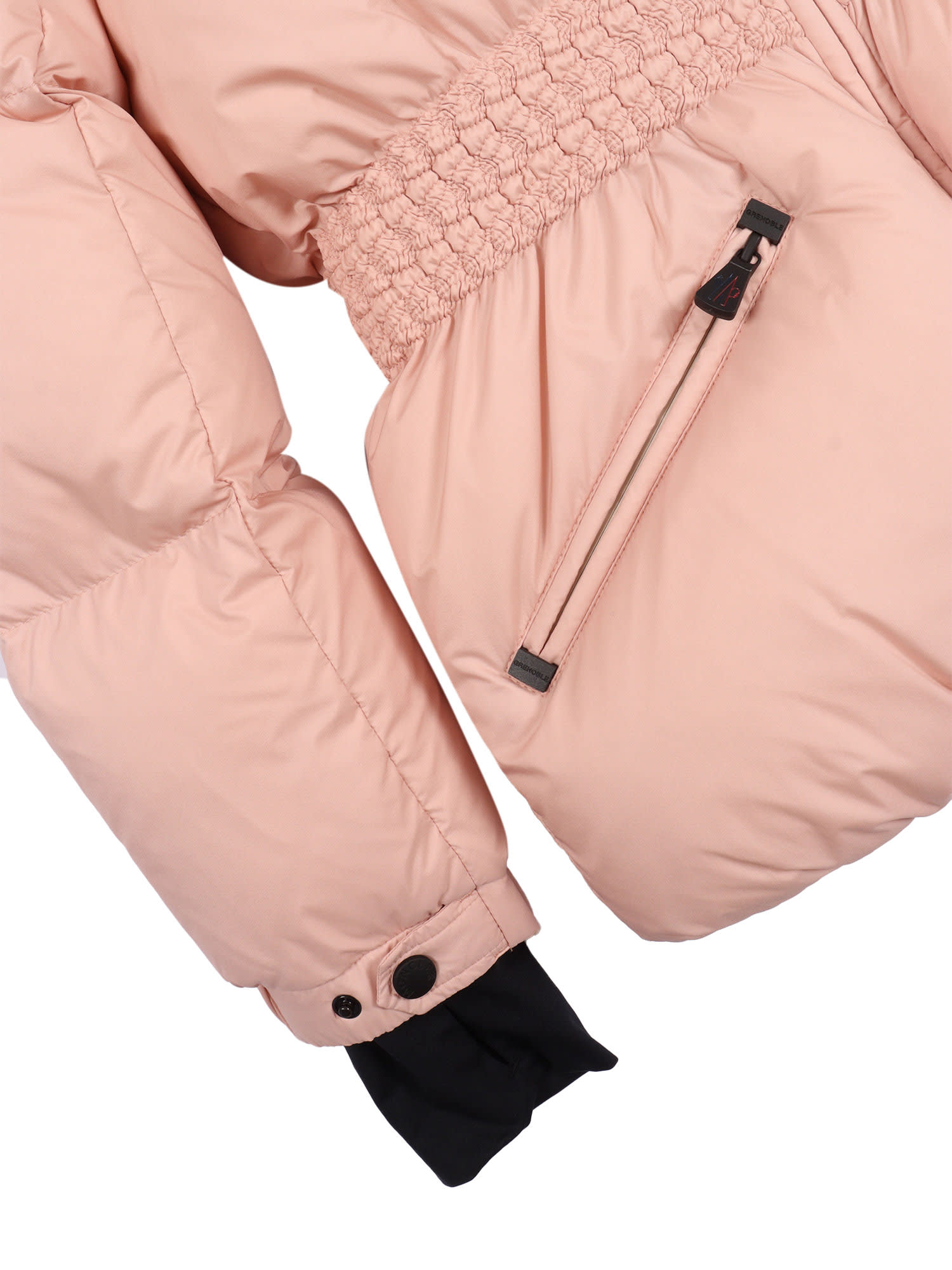Moncler Light Pink Wollemi Long-sleeve Shell-down Jacket 8- In Pink