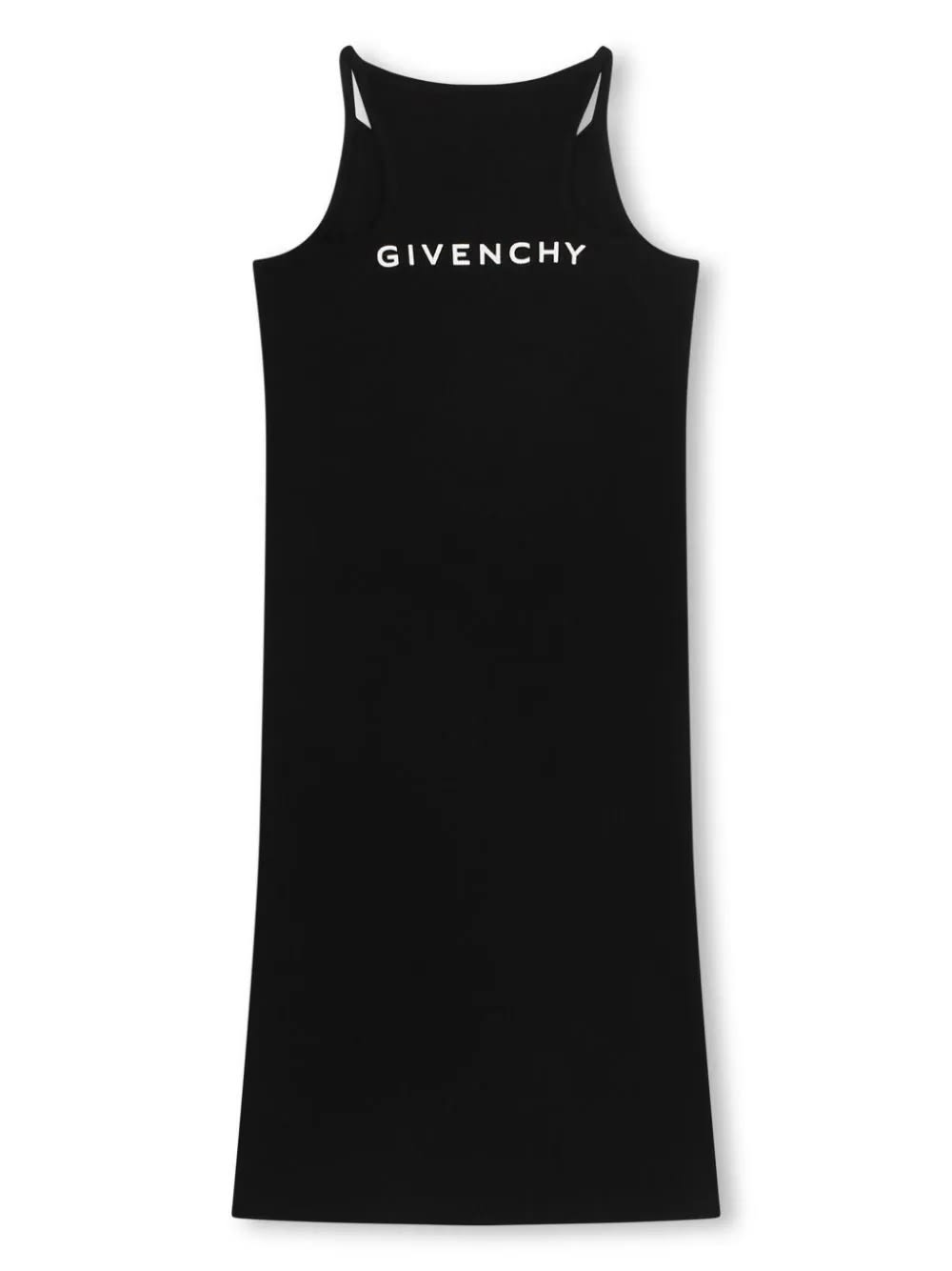 Shop Givenchy Black Dress With 4g Plate
