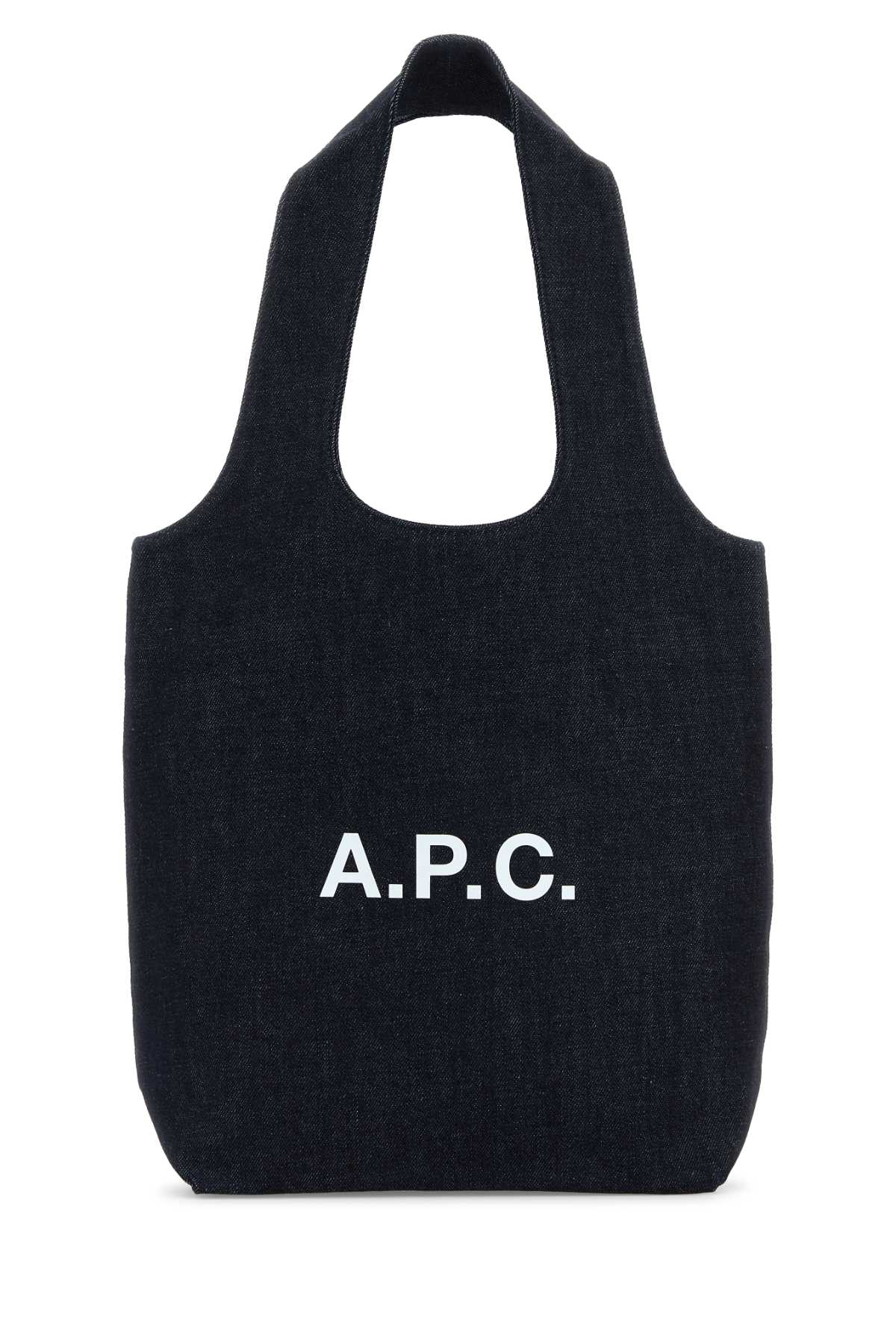 A. P.C. Denim Small Ninon Shopping Bag