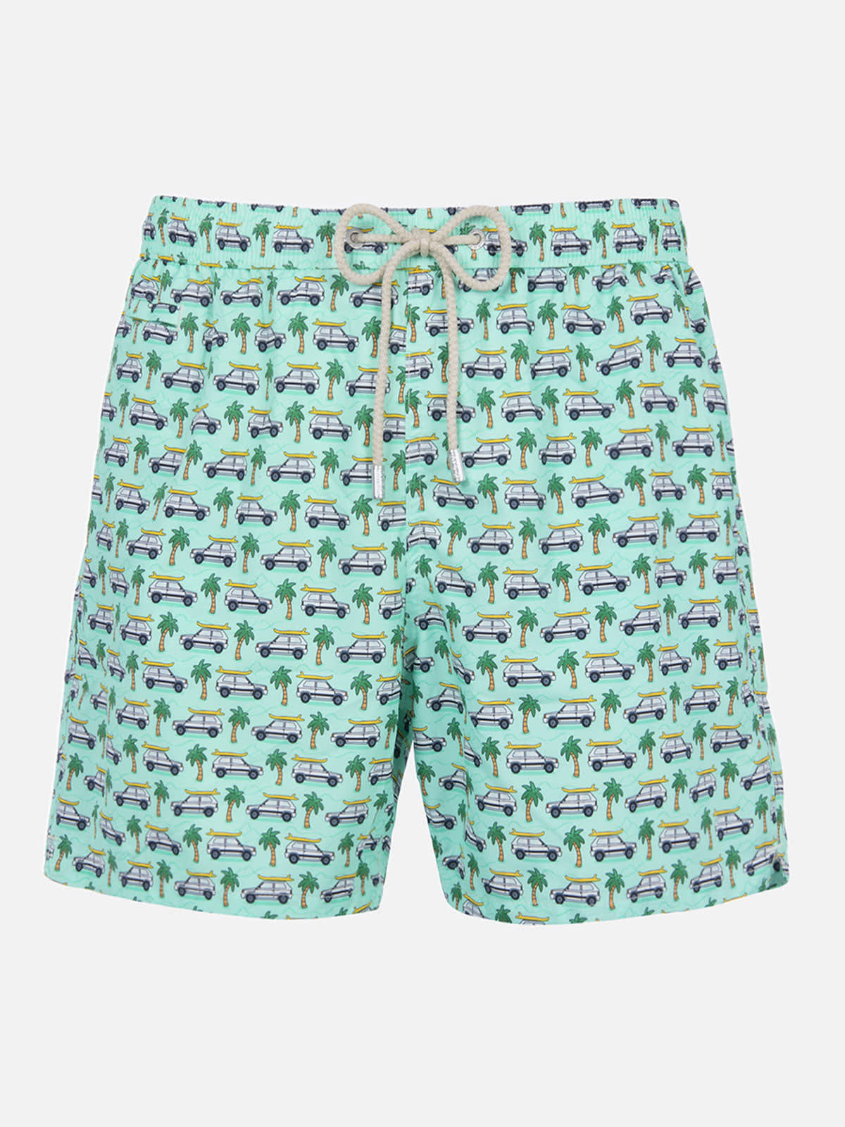 Mc2 Saint Barth Swimming Shorts In Green