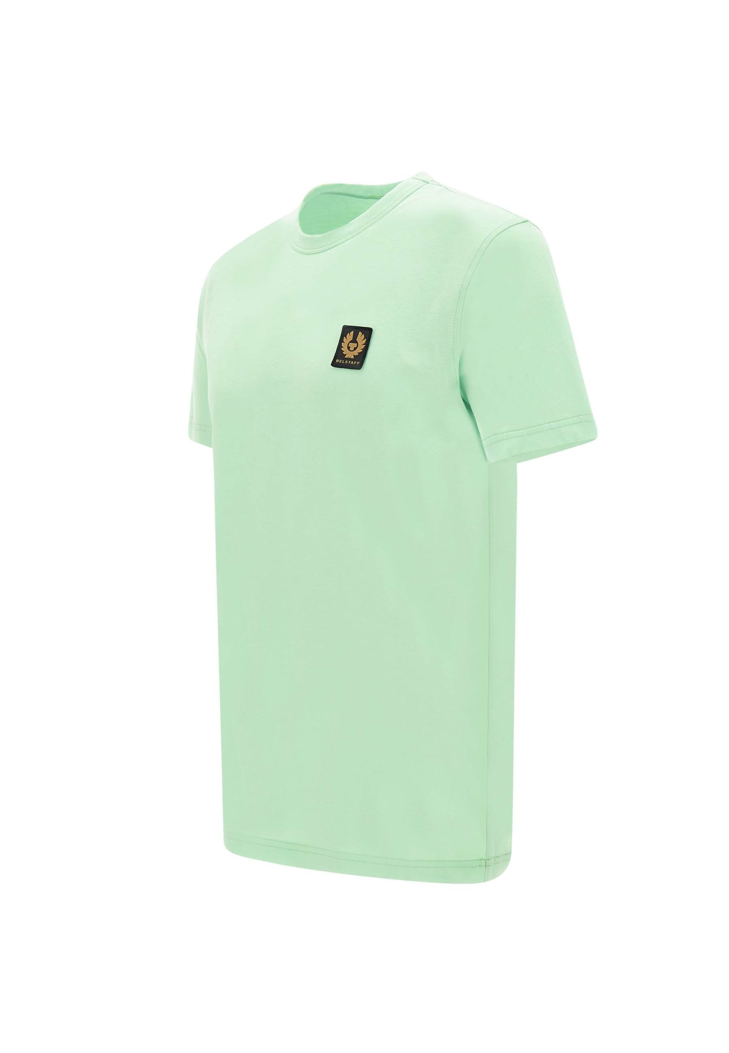 Shop Belstaff Cotton T-shirt In Green