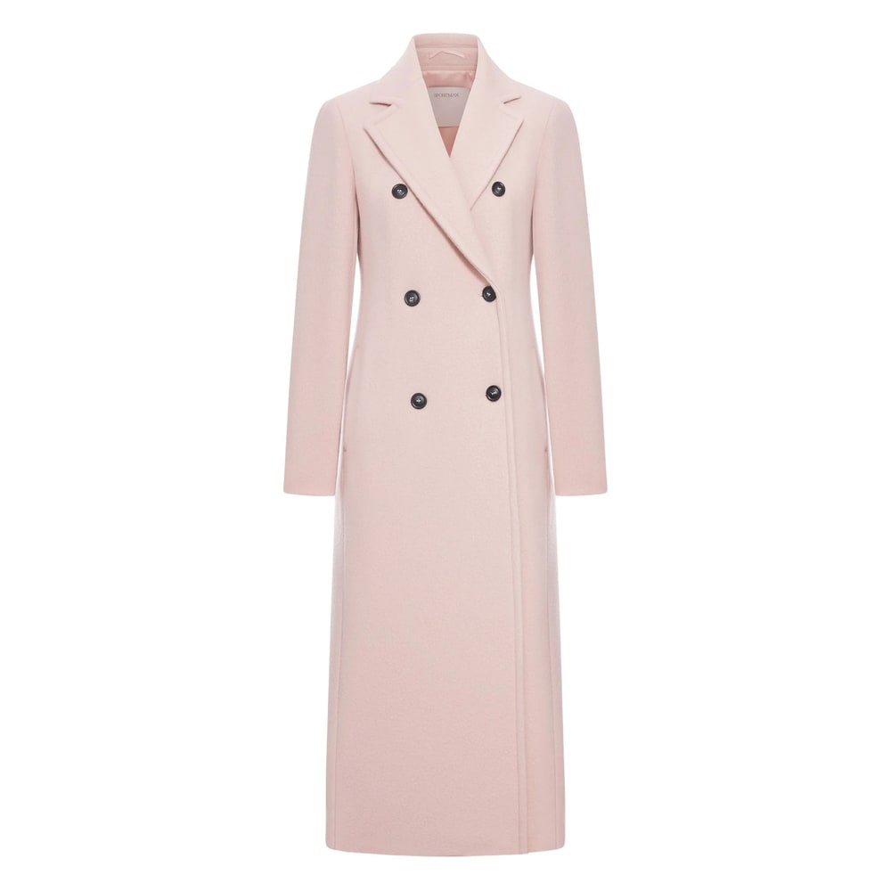 Sportmax Comune Tailored Coat In Pink