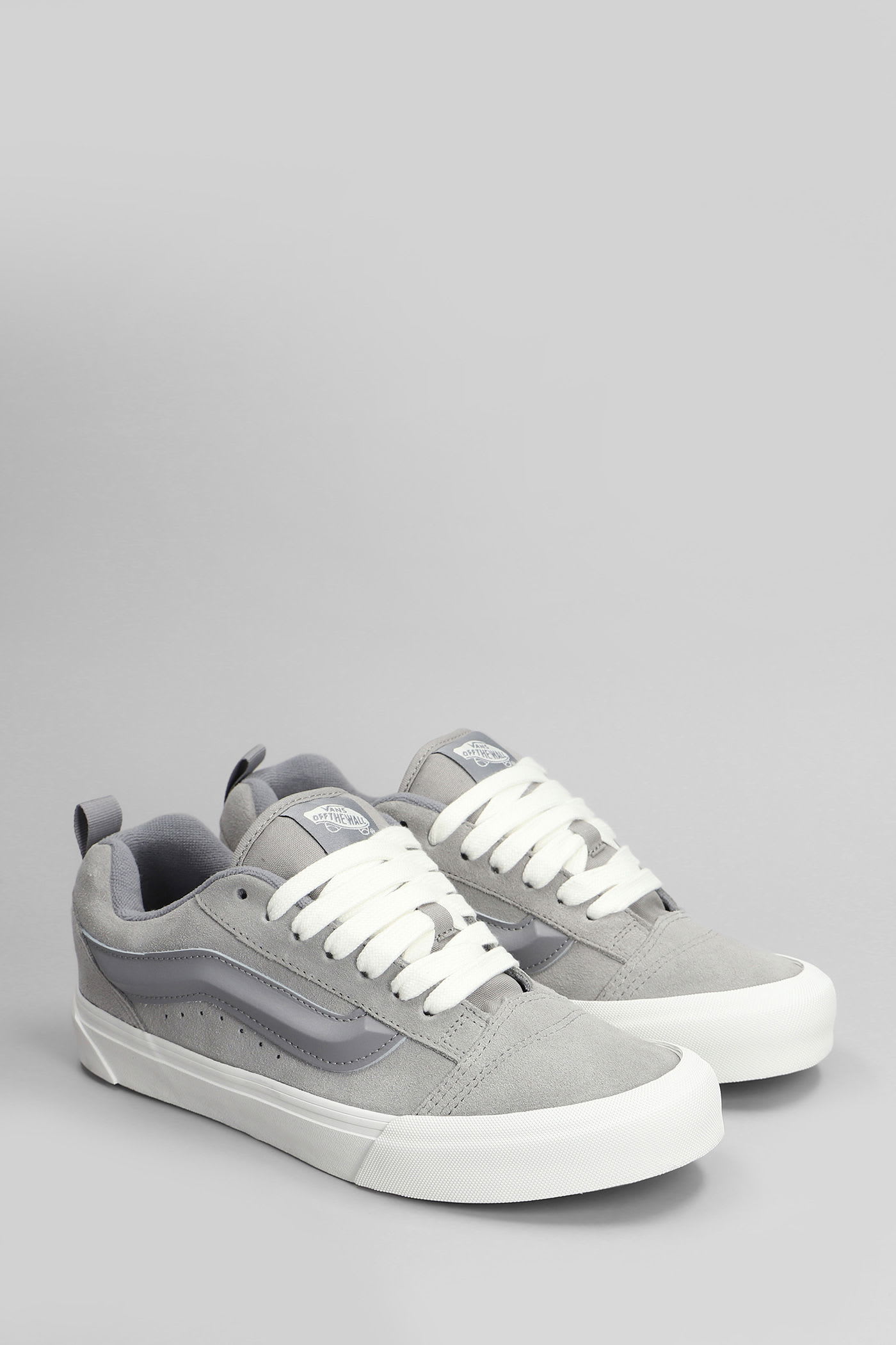 Vans Knu Skool Sneakers In Grey Suede In Gray