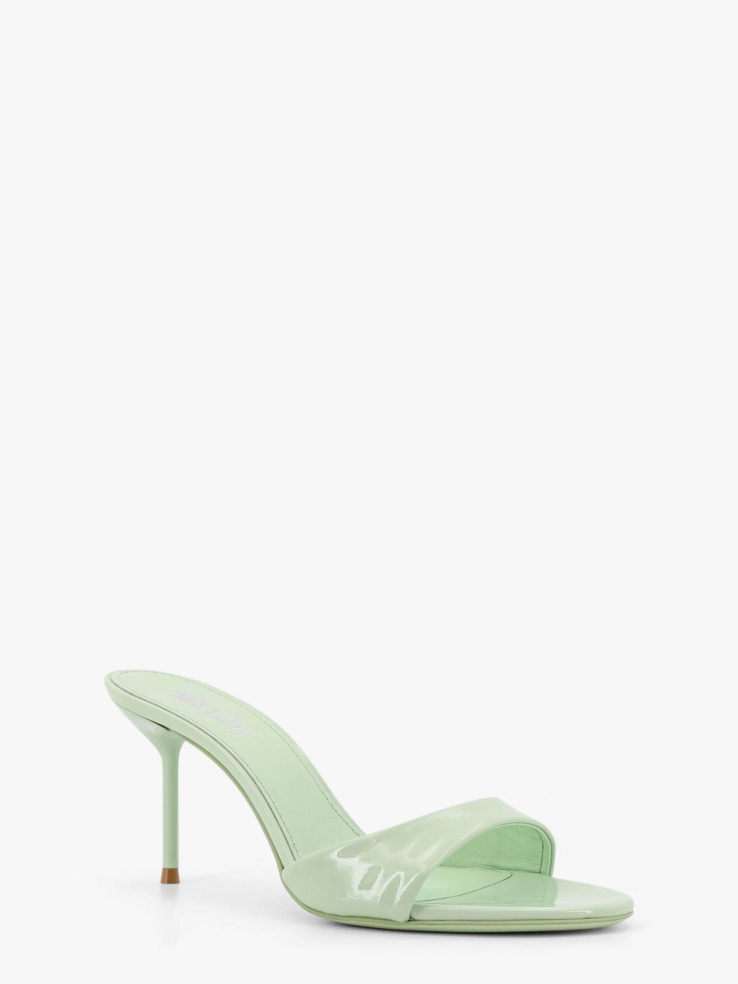 Paris Texas Lidia 70 Patent Leather Sandals In Green