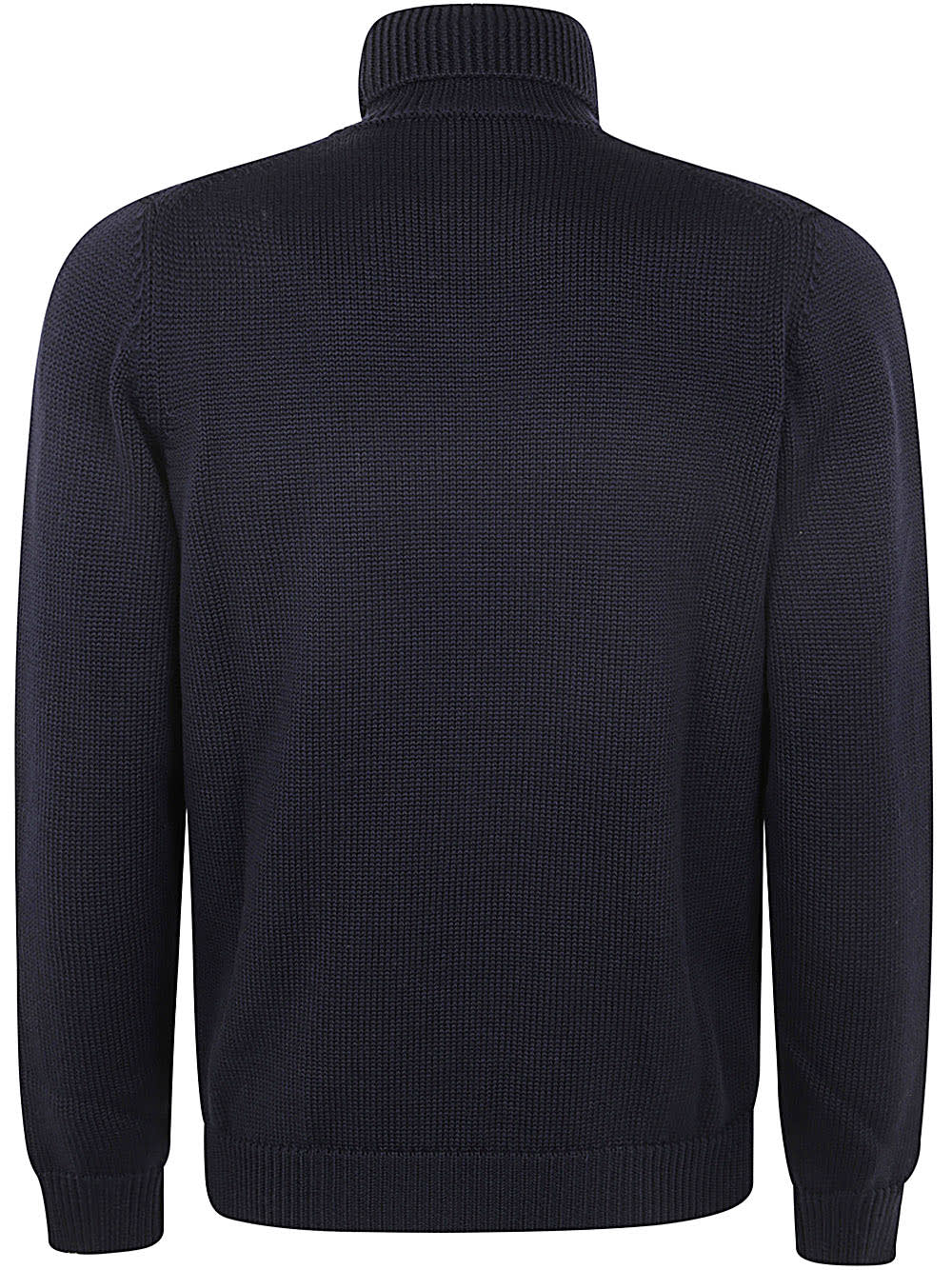 Shop Nuur Long Sleeves Turtle Neck In Navy