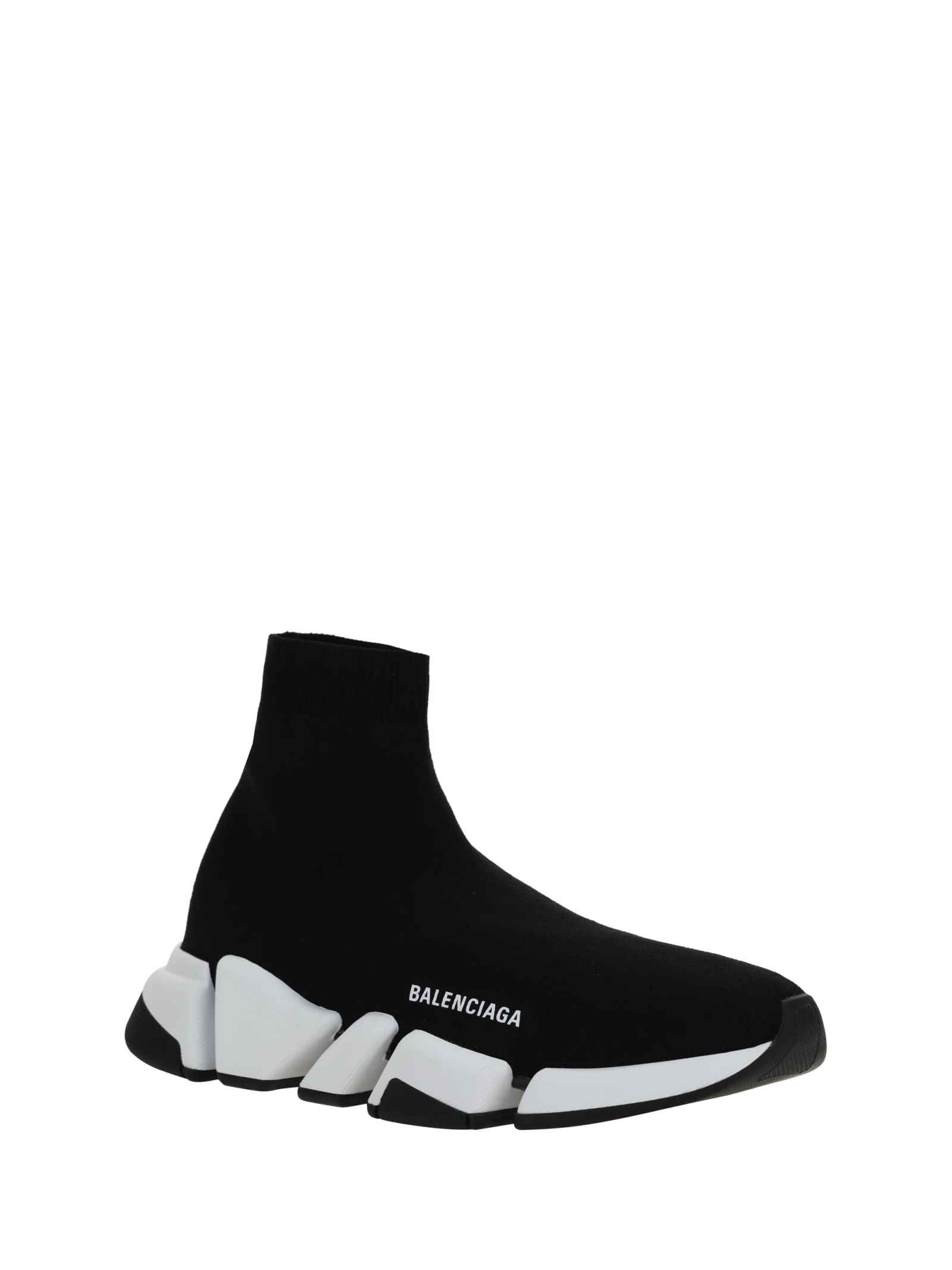 Shop Balenciaga Speed Sneakers In Black