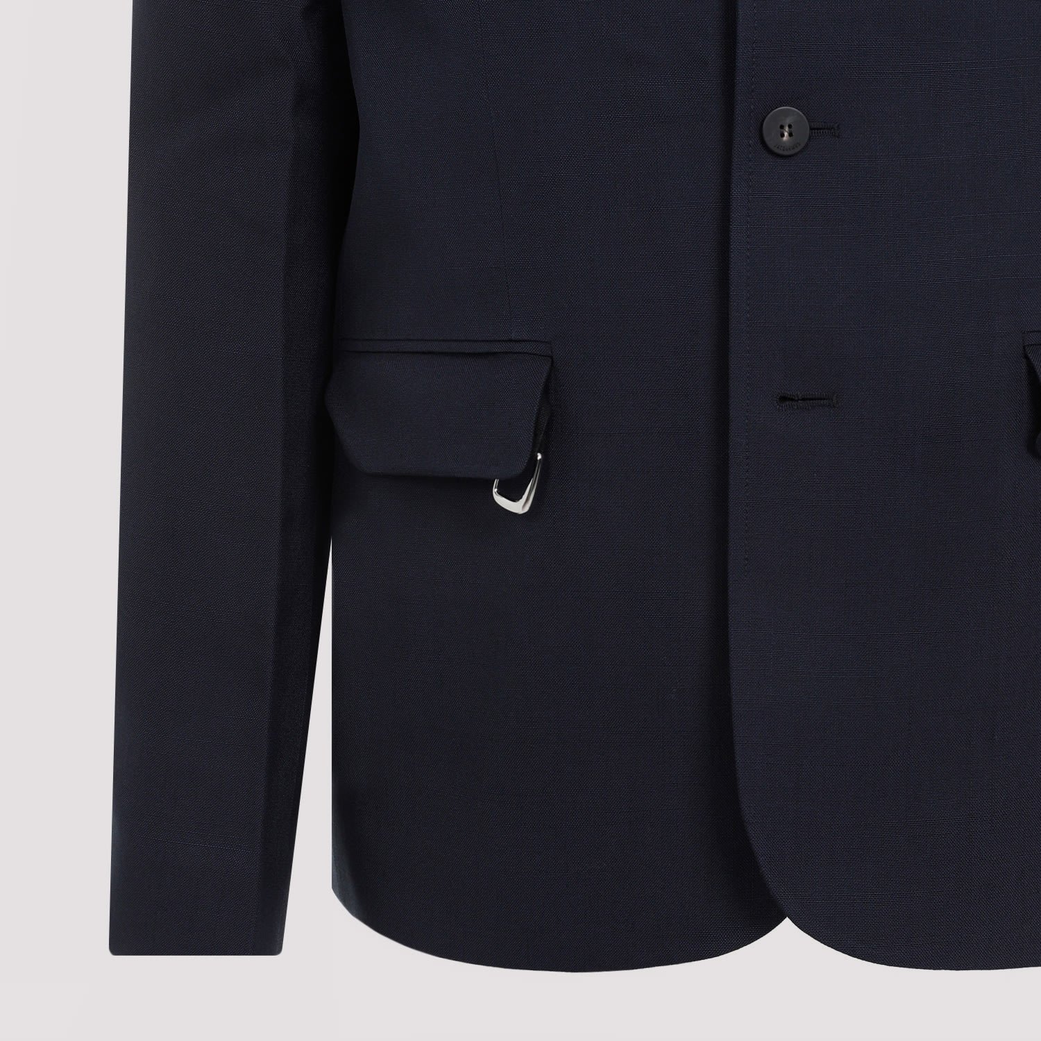 Shop Jacquemus La Veste Cabri Jacket In Dark Navy