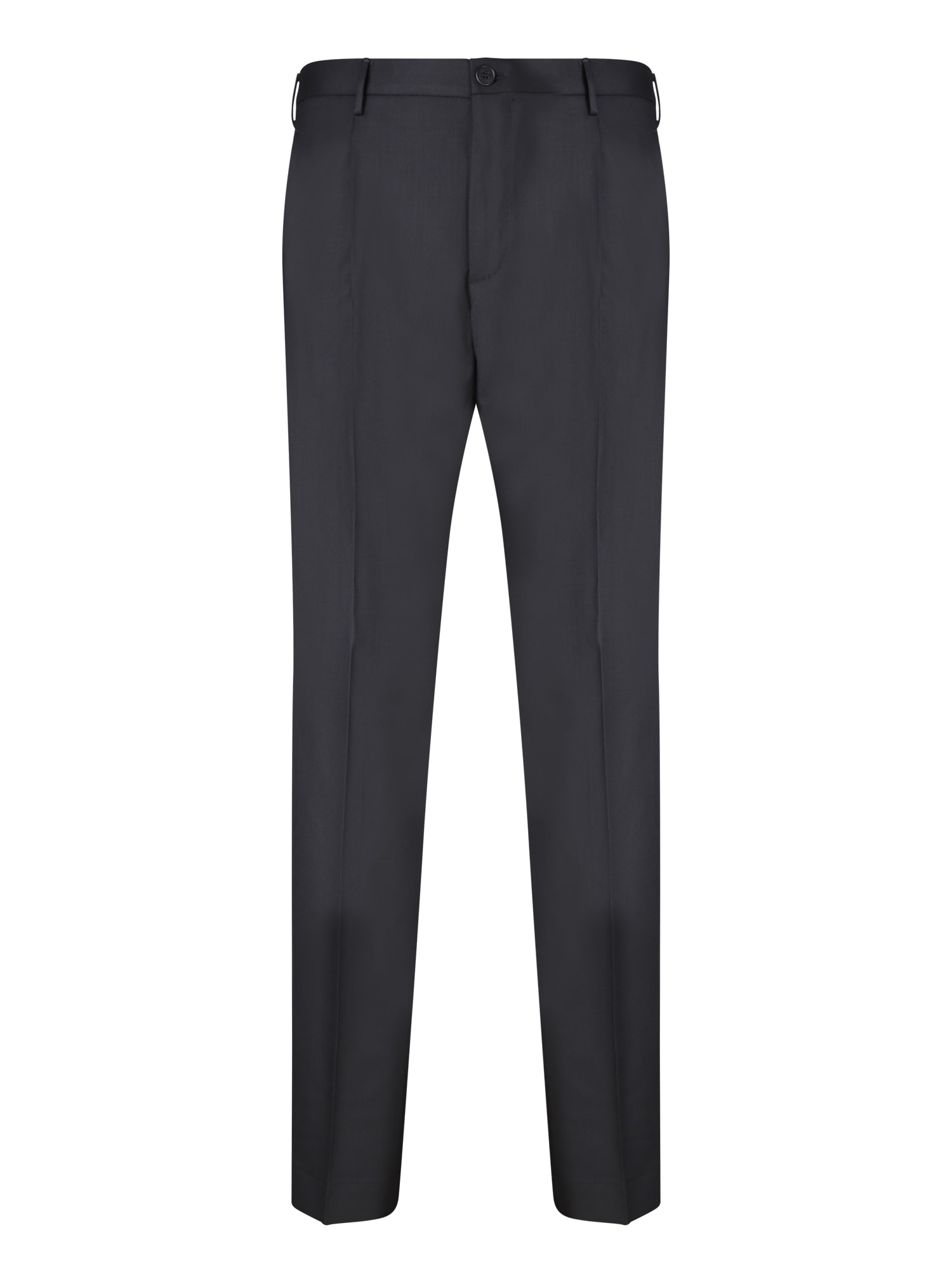 Incotex Black Wool Trousers