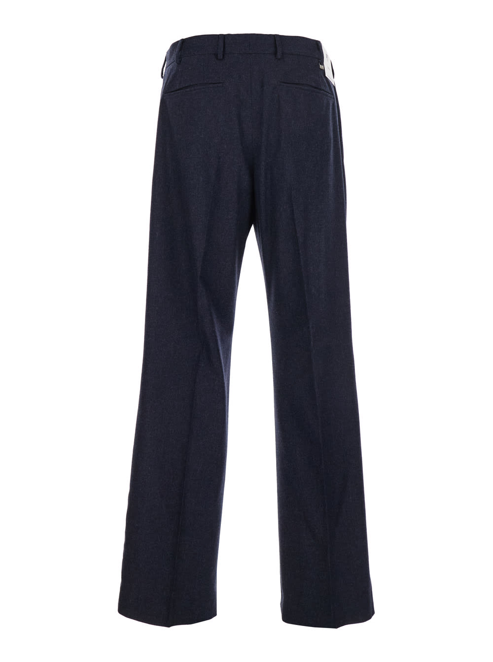 Pt Torino Midnight Blue Stretch Modal Blend Pant In Blue