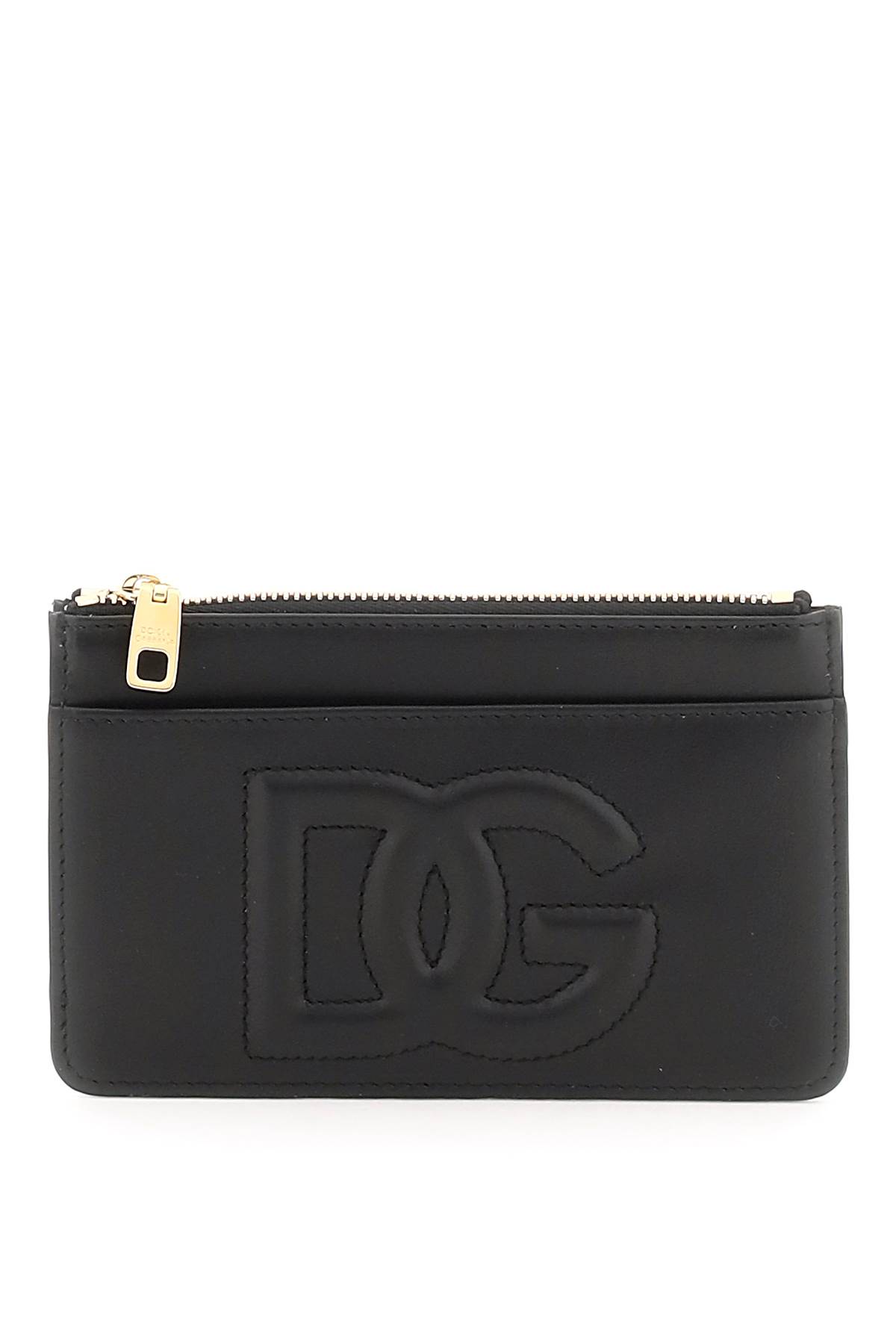 Dolce & Gabbana Logoed Card Holder In Nero (black)