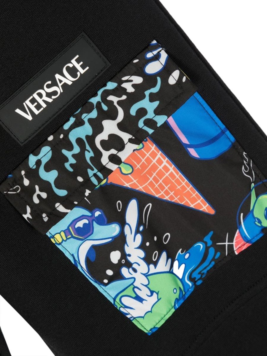 Versace Holiday Sweatpant In Black
