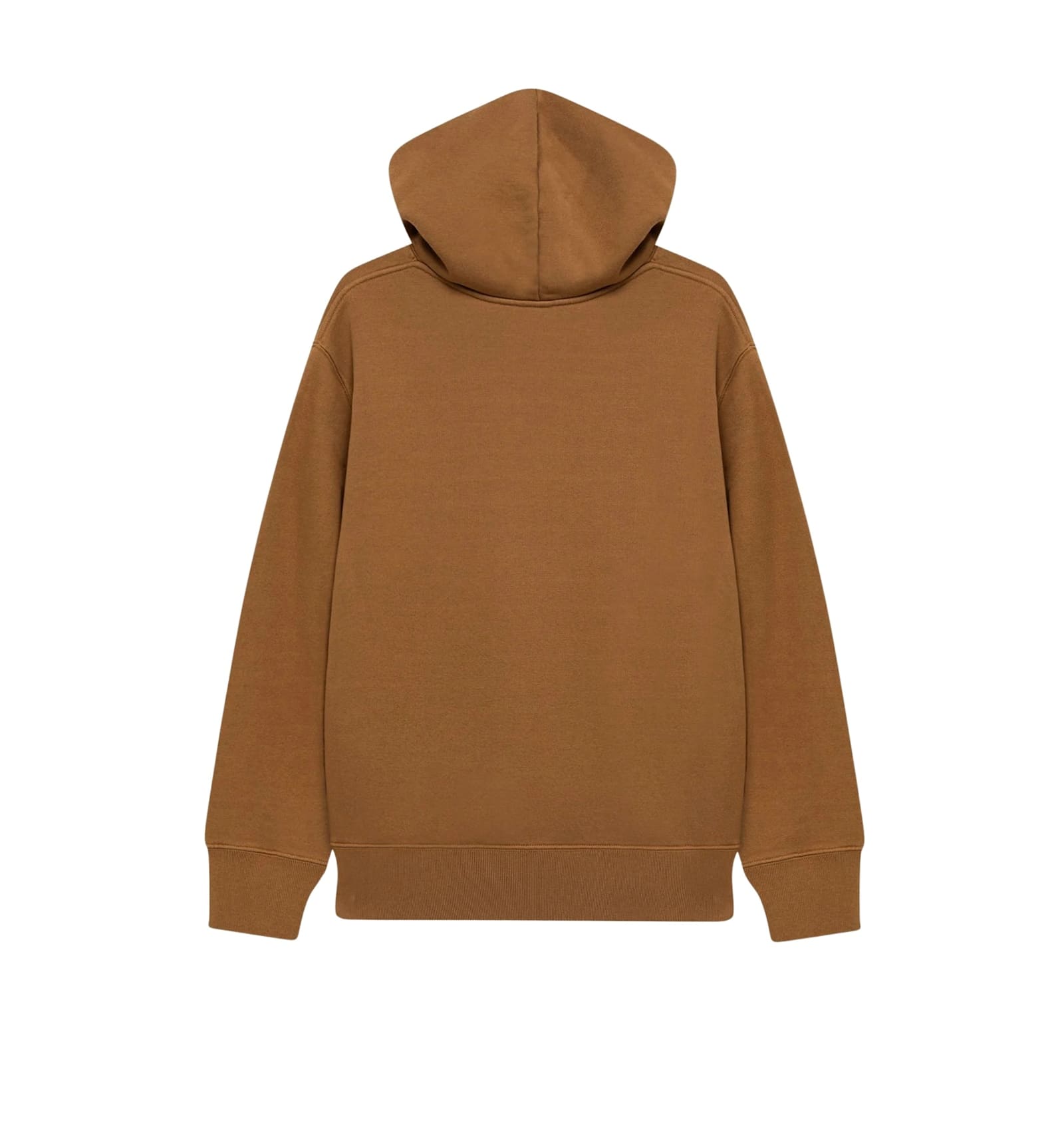 Autry Drawstring Hooded Knitwear With Ribbed Cuffs In Brown