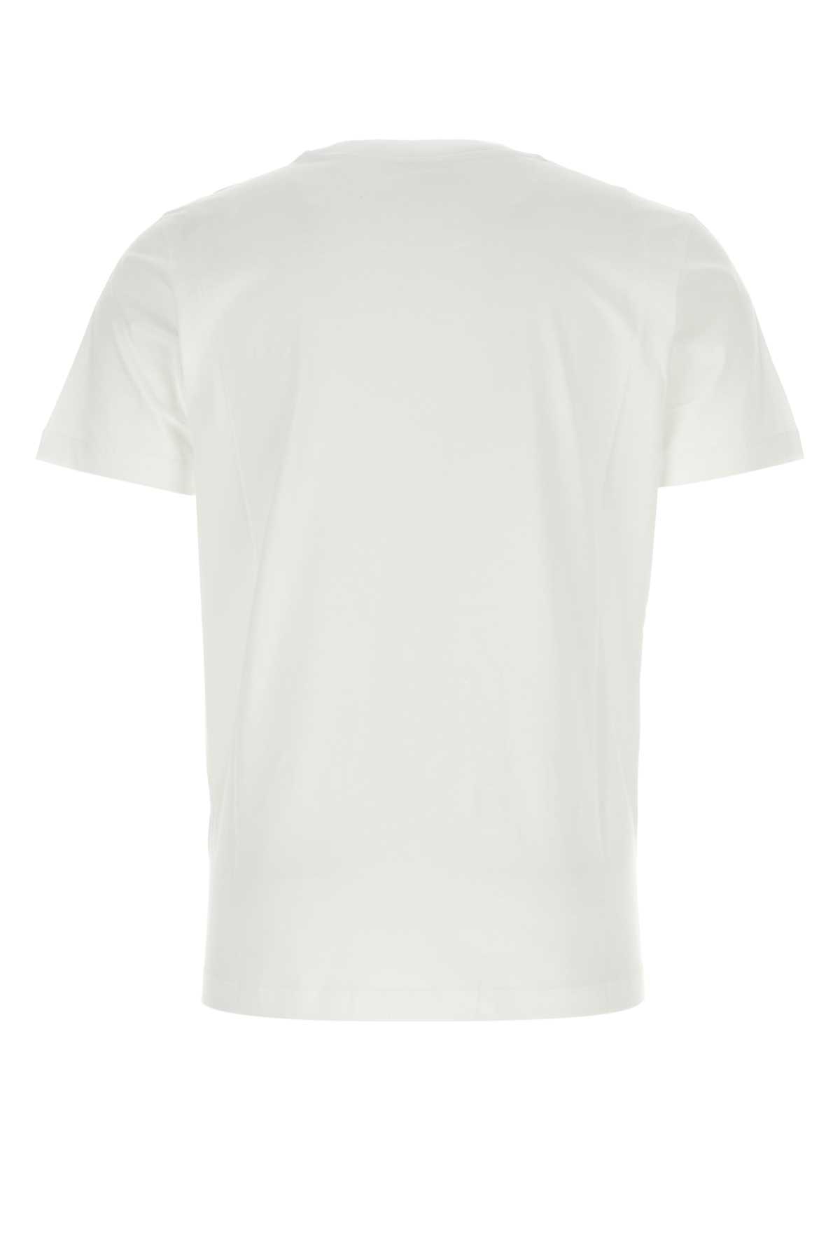 Marni White Cotton T-shirt In Lilywhite