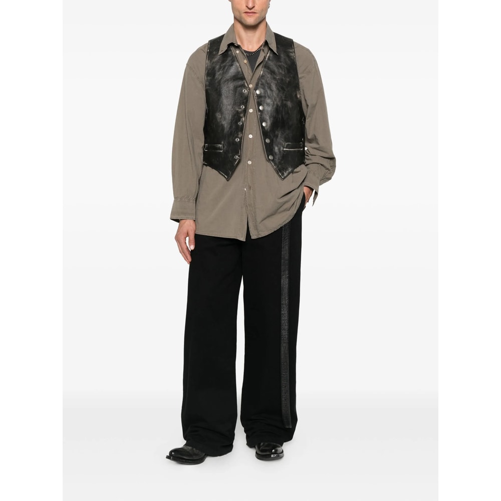 Ann Demeulemeester Albien Classic Waistcoat In Black