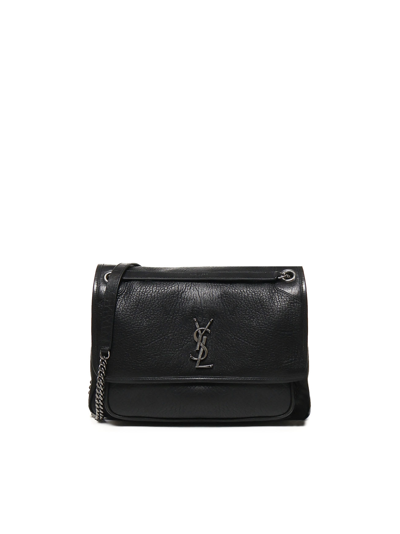 Shop Saint Laurent Niki Bag In Calfskin In Black